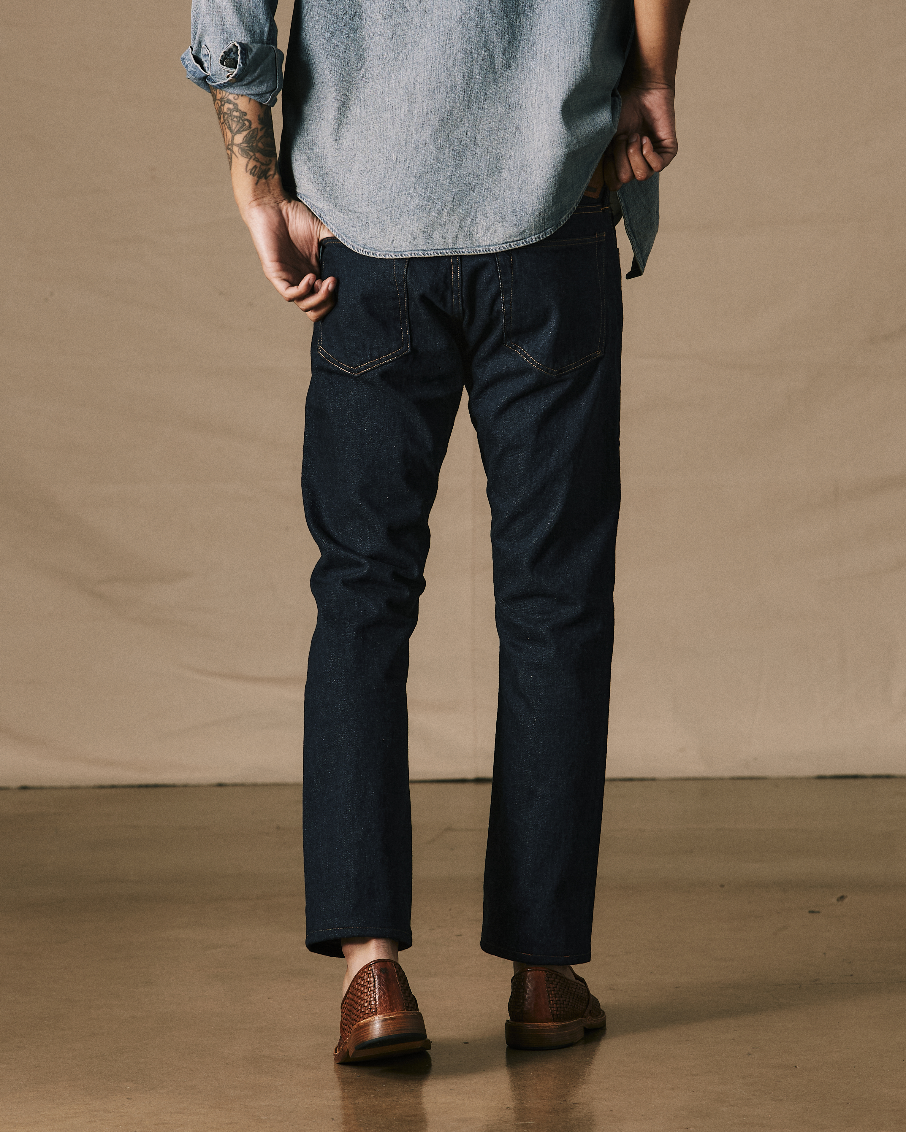 RRL Slim Fit Selvedge Denim Jeans - Once Washed | Jeans | Huckberry