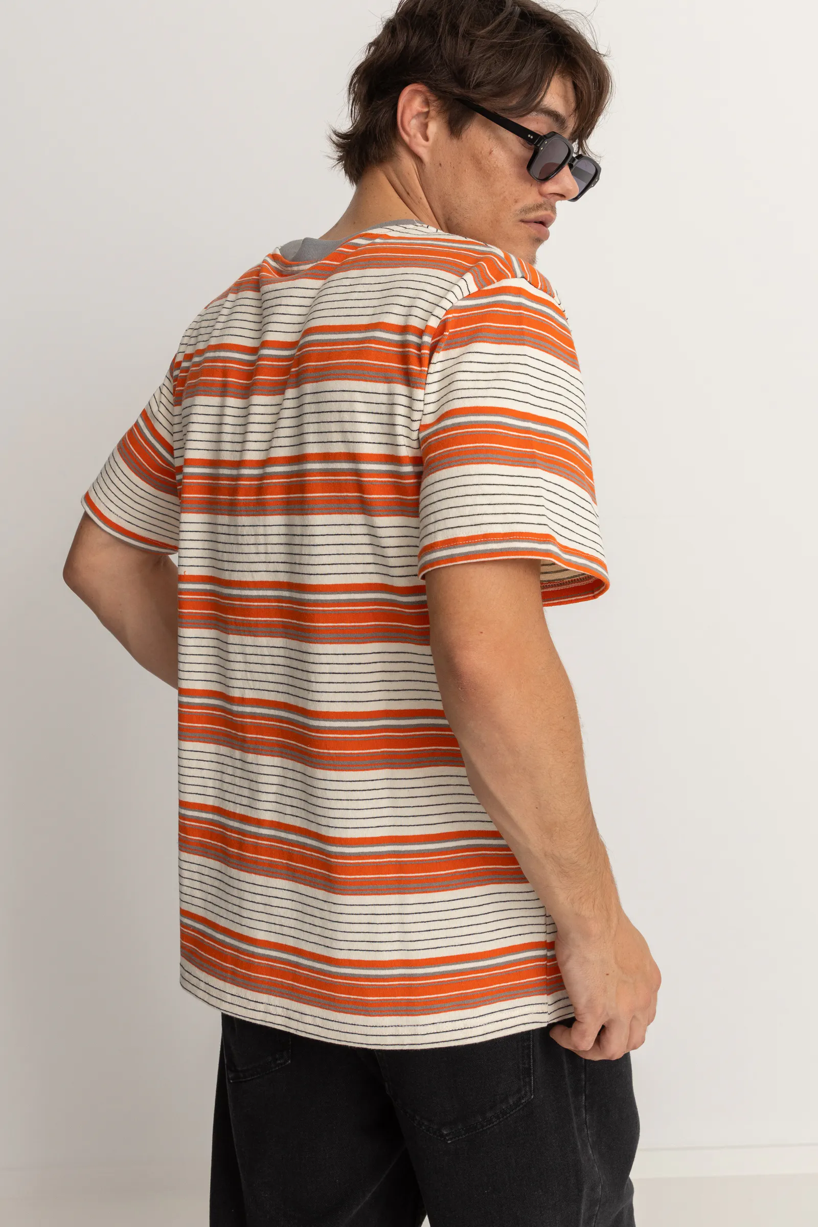 Rhythm Vintage Stripe T-Shirt - Natural | T-Shirts | Huckberry