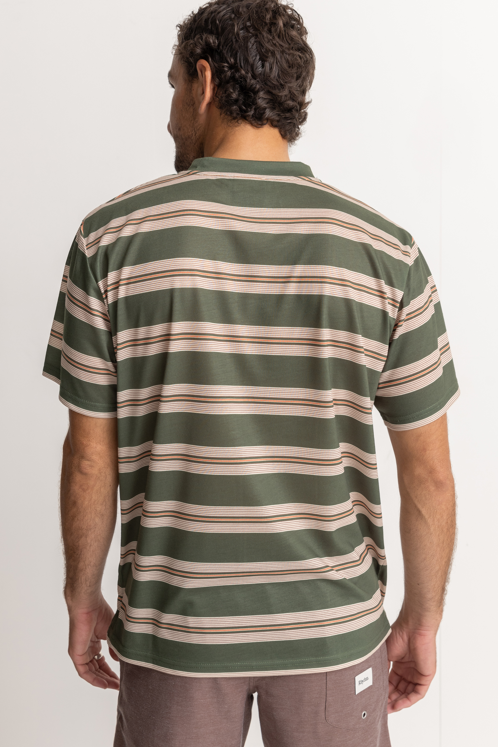 ★Urbandtype.★ Vintage Label Stripe T-Shirt Wine UBEUTS003W Urbandtype 어반디타입 | 25 SUMMER COLLECTION ✔️Vintage