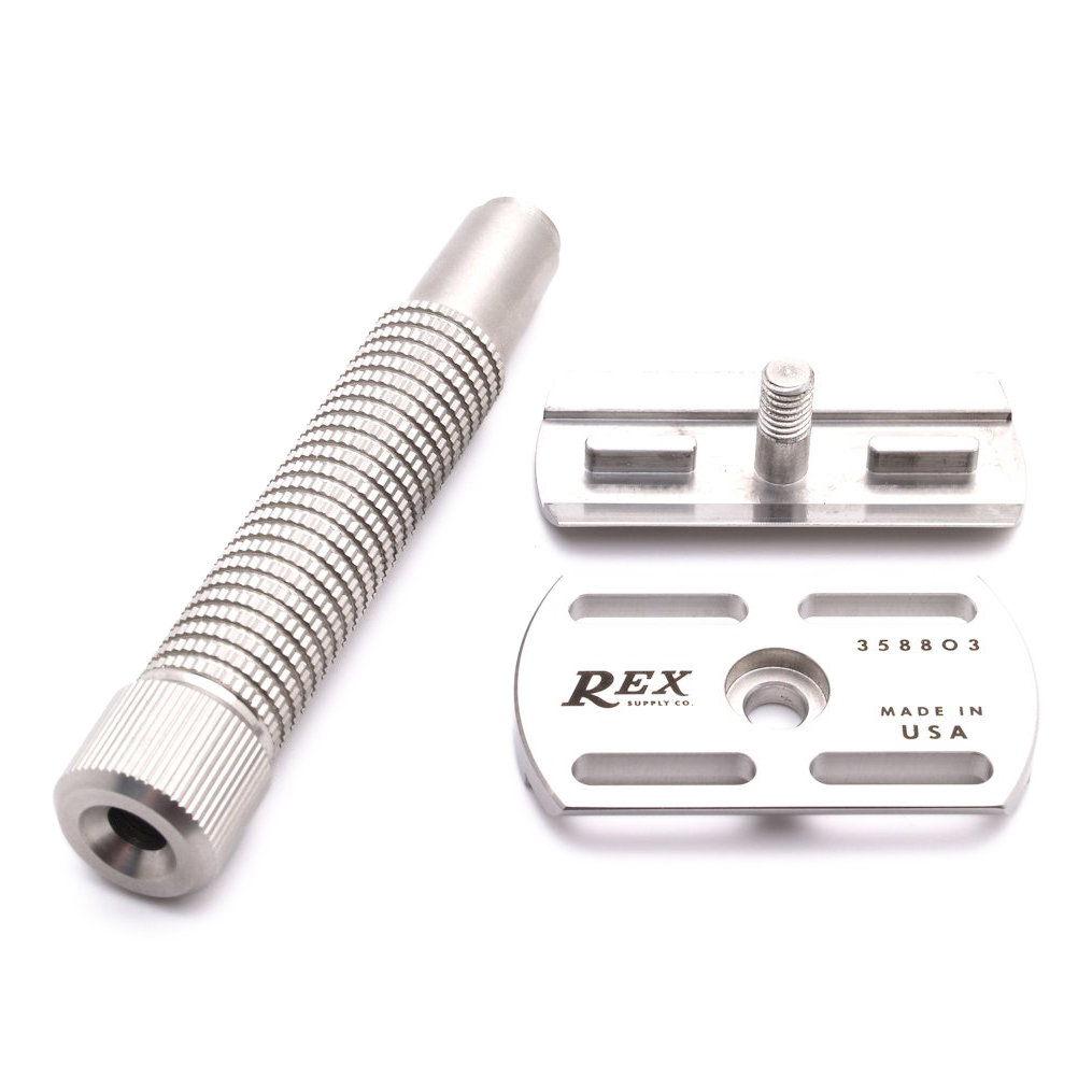 Rex Supply Co. Envoy Stainless Steel Safety Razor - Stainless