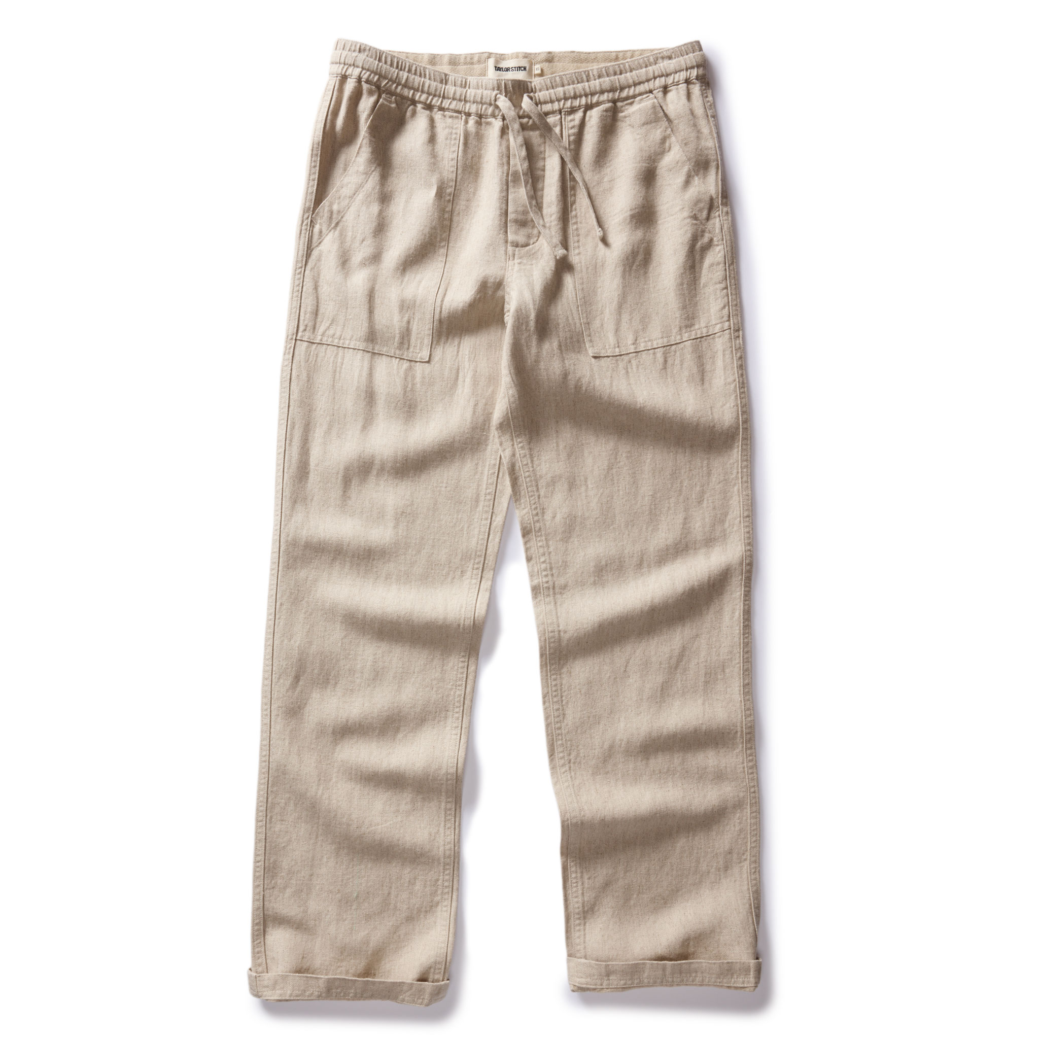 Taylor Stitch The Breakwater Pant - Natural Herringbone