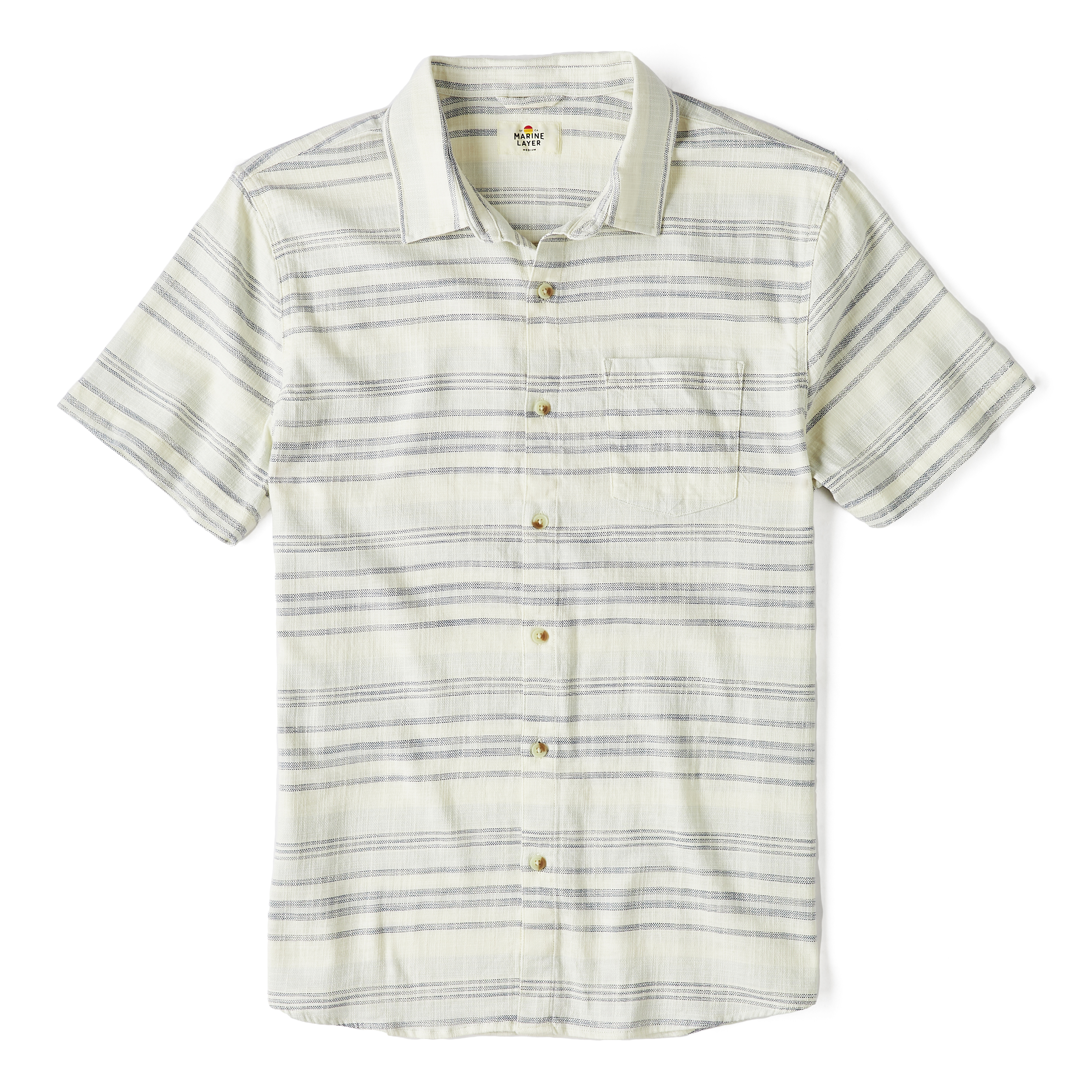 Marine Layer Classic Stretch Selvage Short Sleeve Shirt