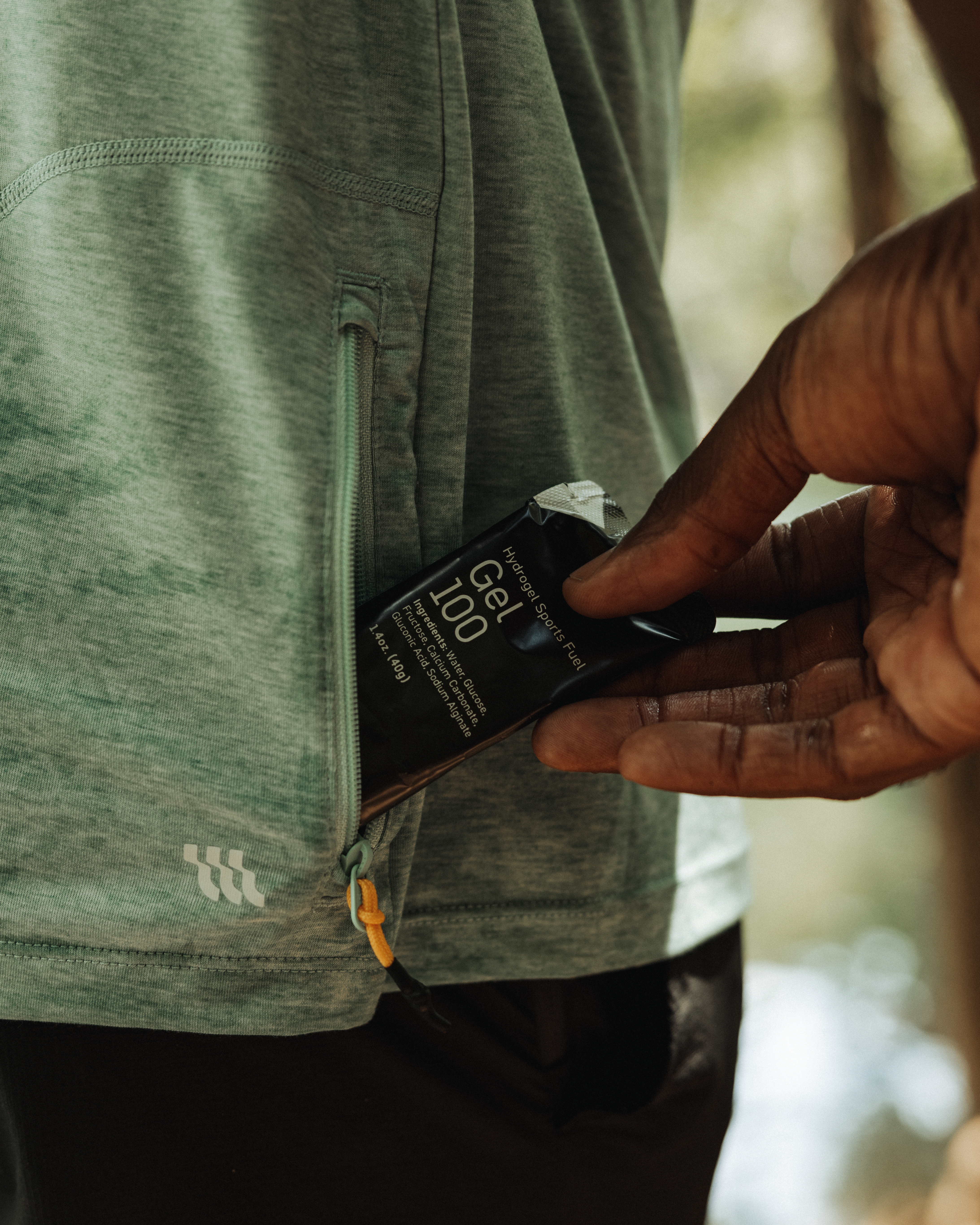 Wellen Sol Performance UPF Hoodie - Springs Green Heather