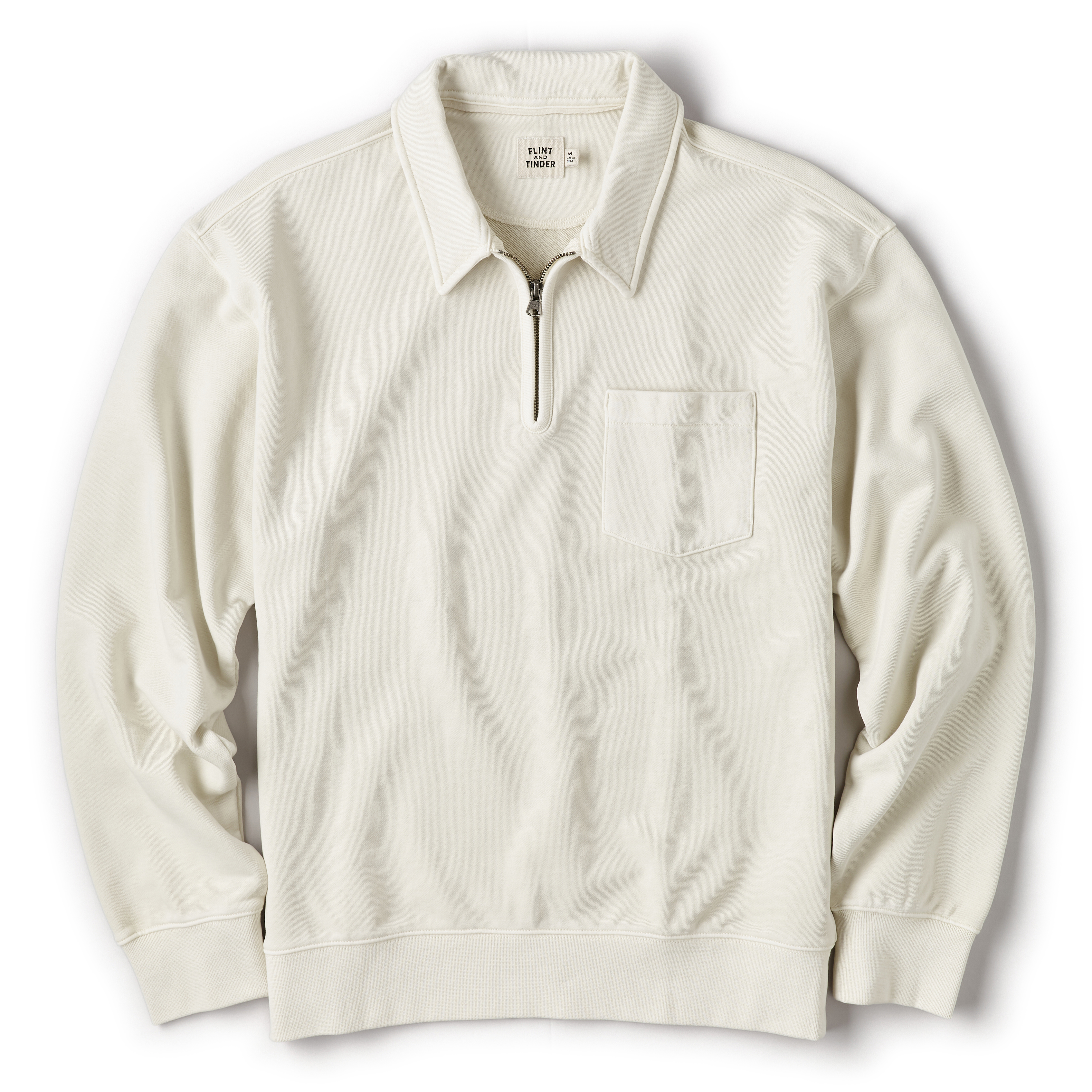 Flint and Tinder Midweight Terry Quarter Zip Sweatshirt