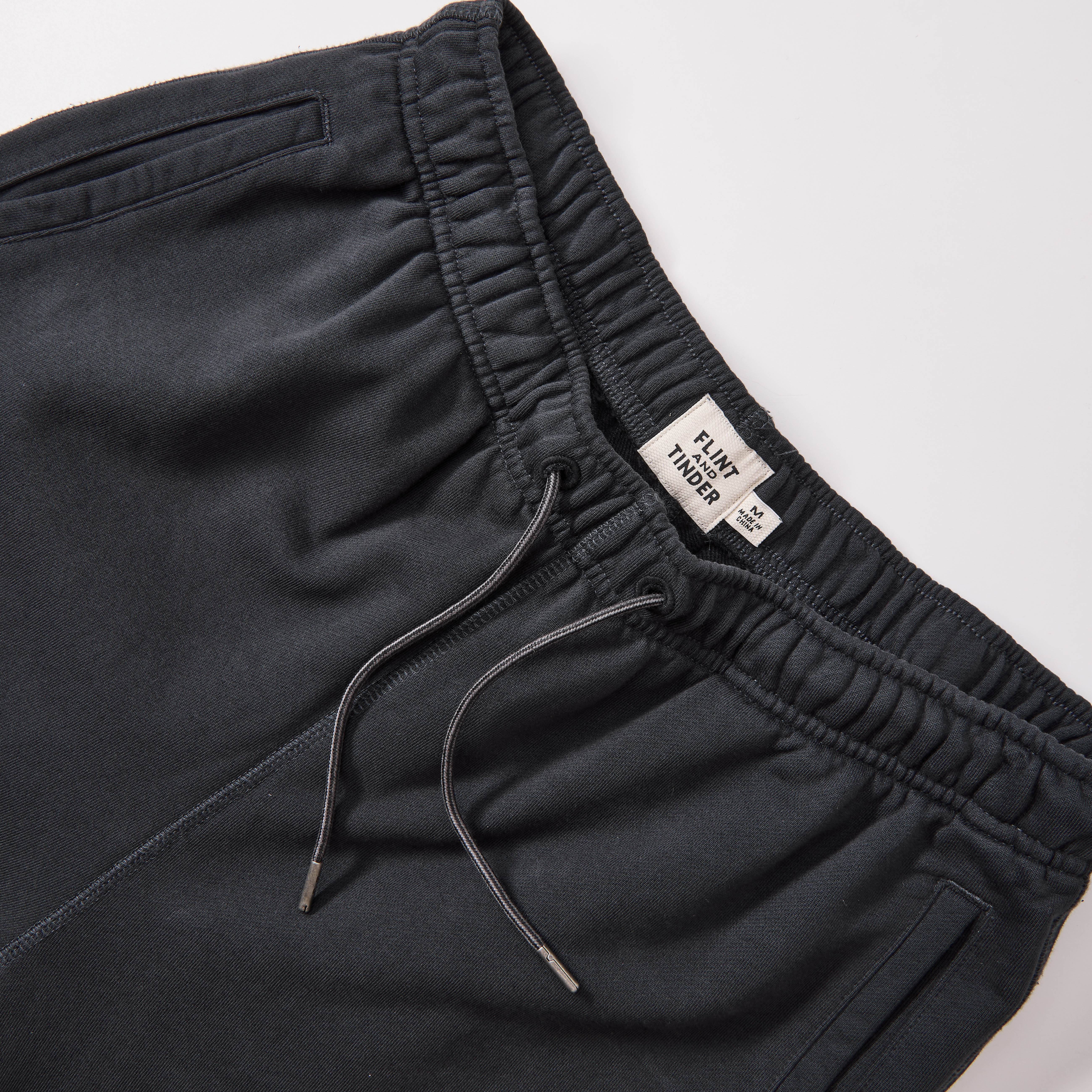 Flint and Tinder Midweight Terry Sweatpant - Washed Black