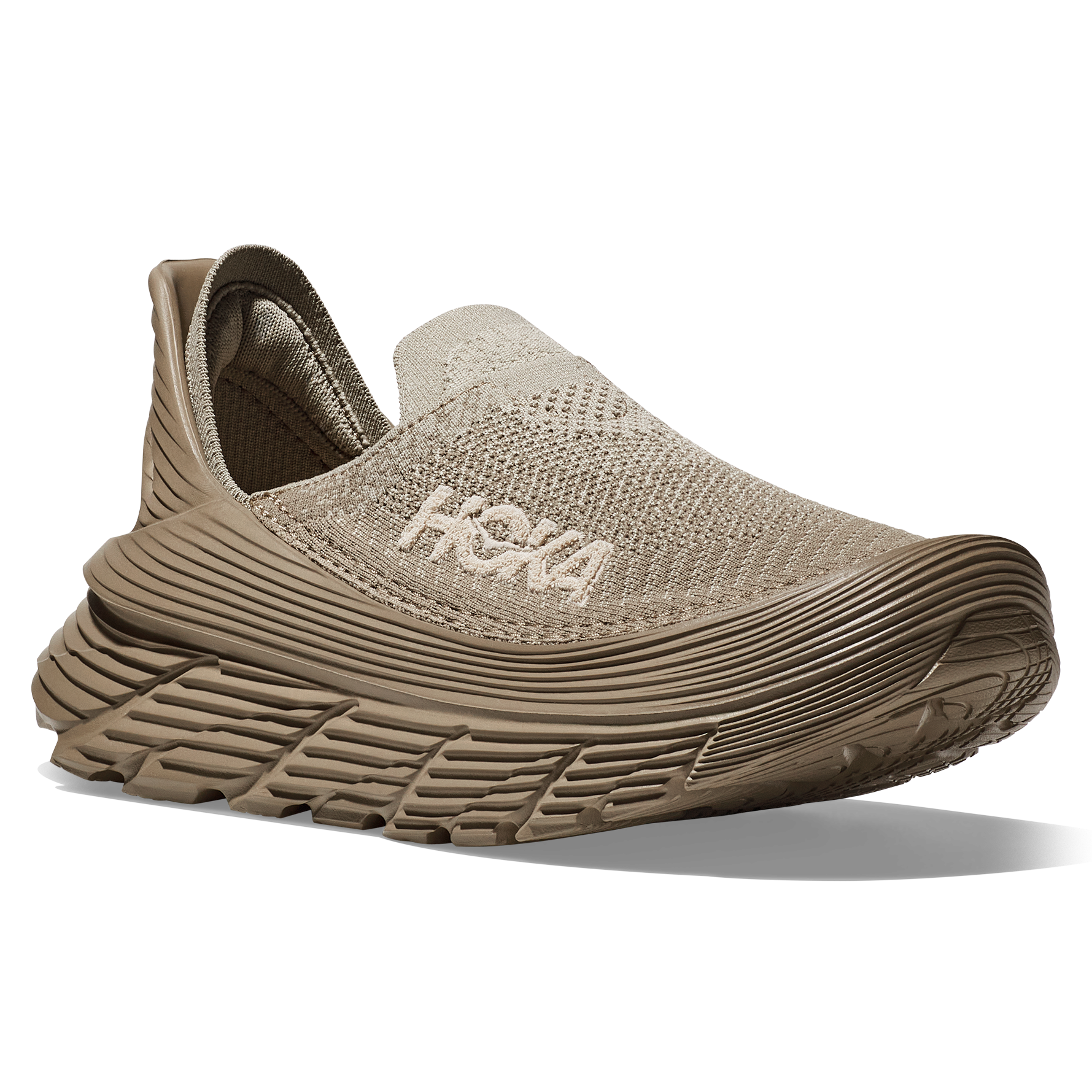 Hoka Restore TC Sneaker - Dune/Oxford Tan | Performance Sneakers