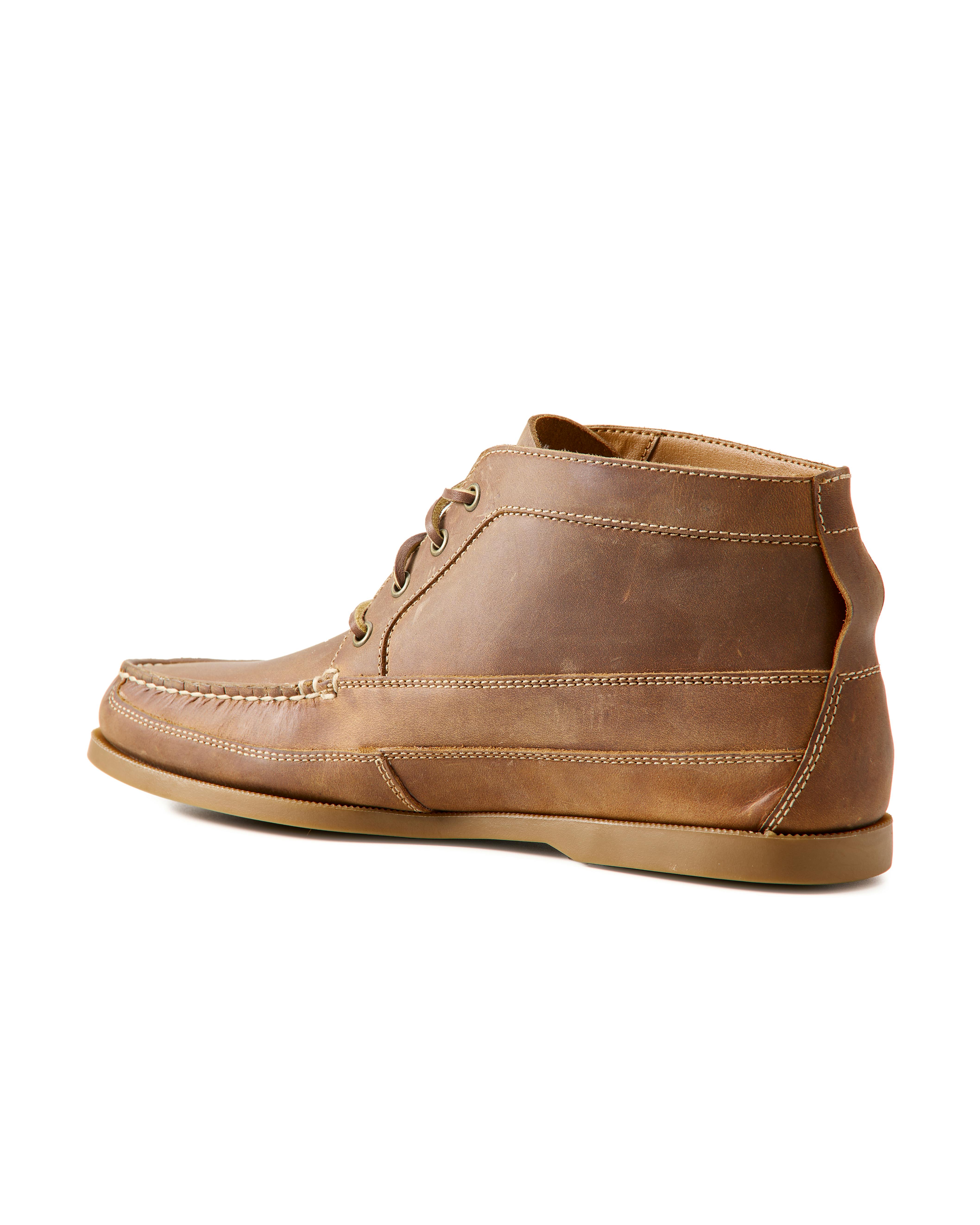 Sperry Sperry x Huckberry AO Chukka Boot Brown Pull Up Leather