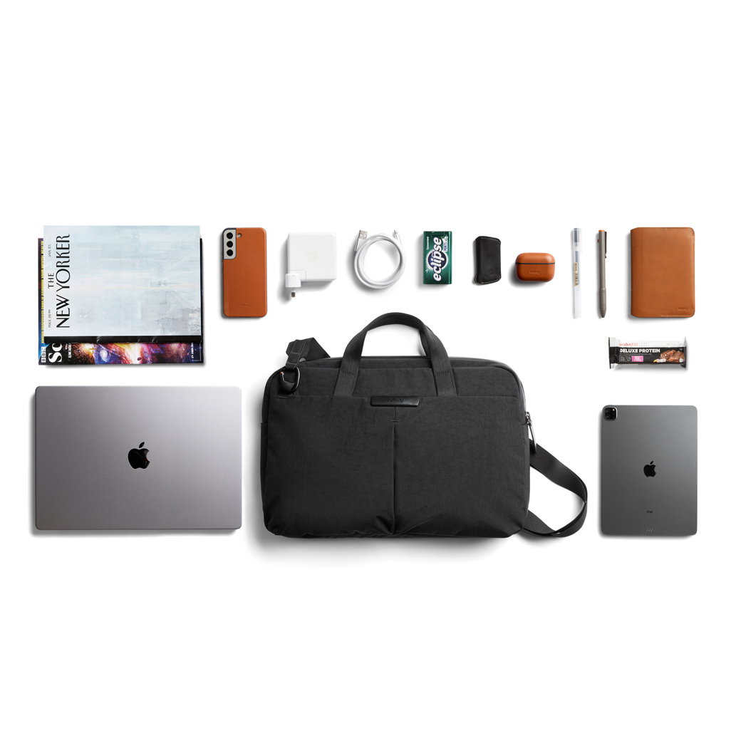 Bellroy Tokyo Laptop Bag 15L Raven Black Briefcases Huckberry