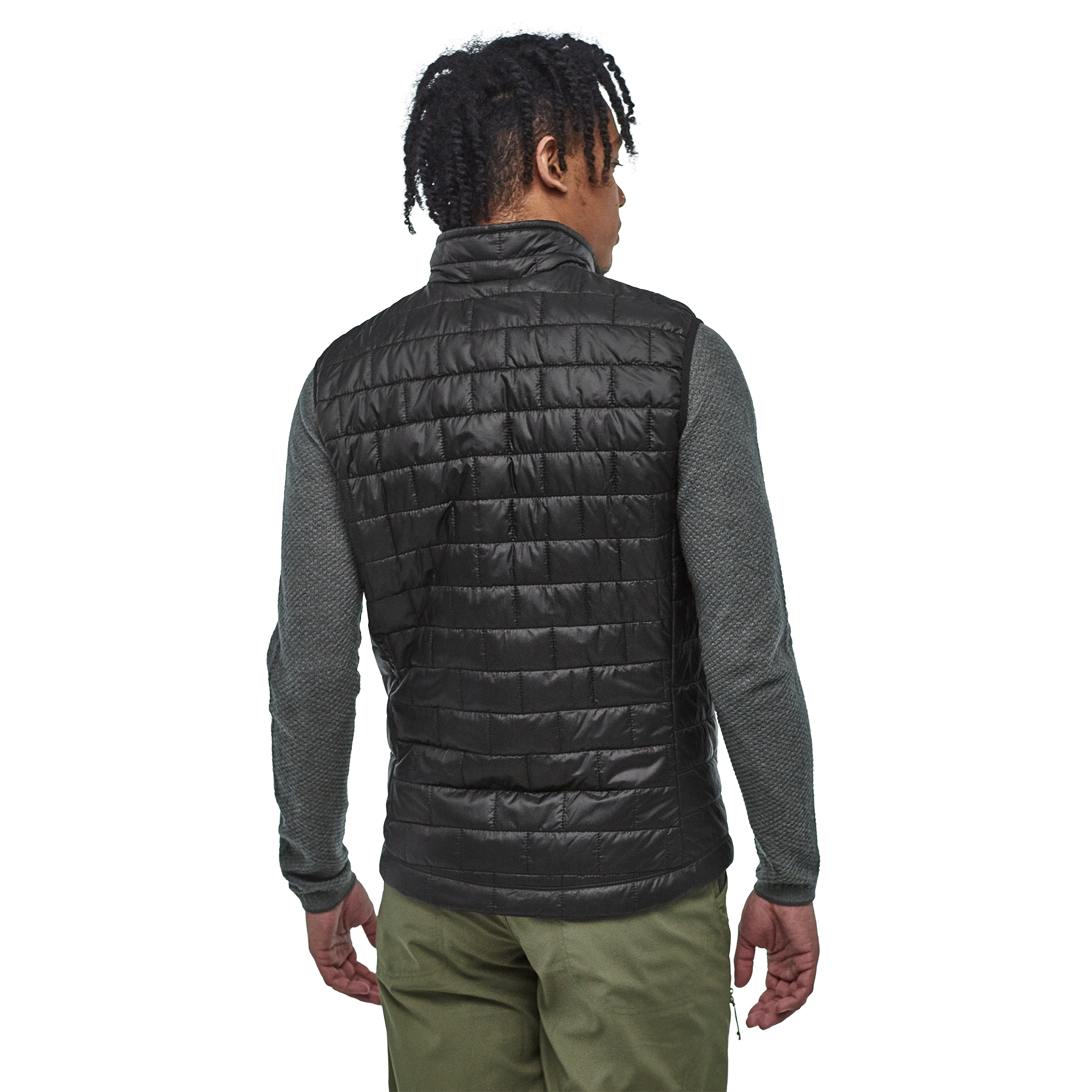 低価格の Nano Patagonia Puffer Huckberry | Vests | Black - Vest ナイロン