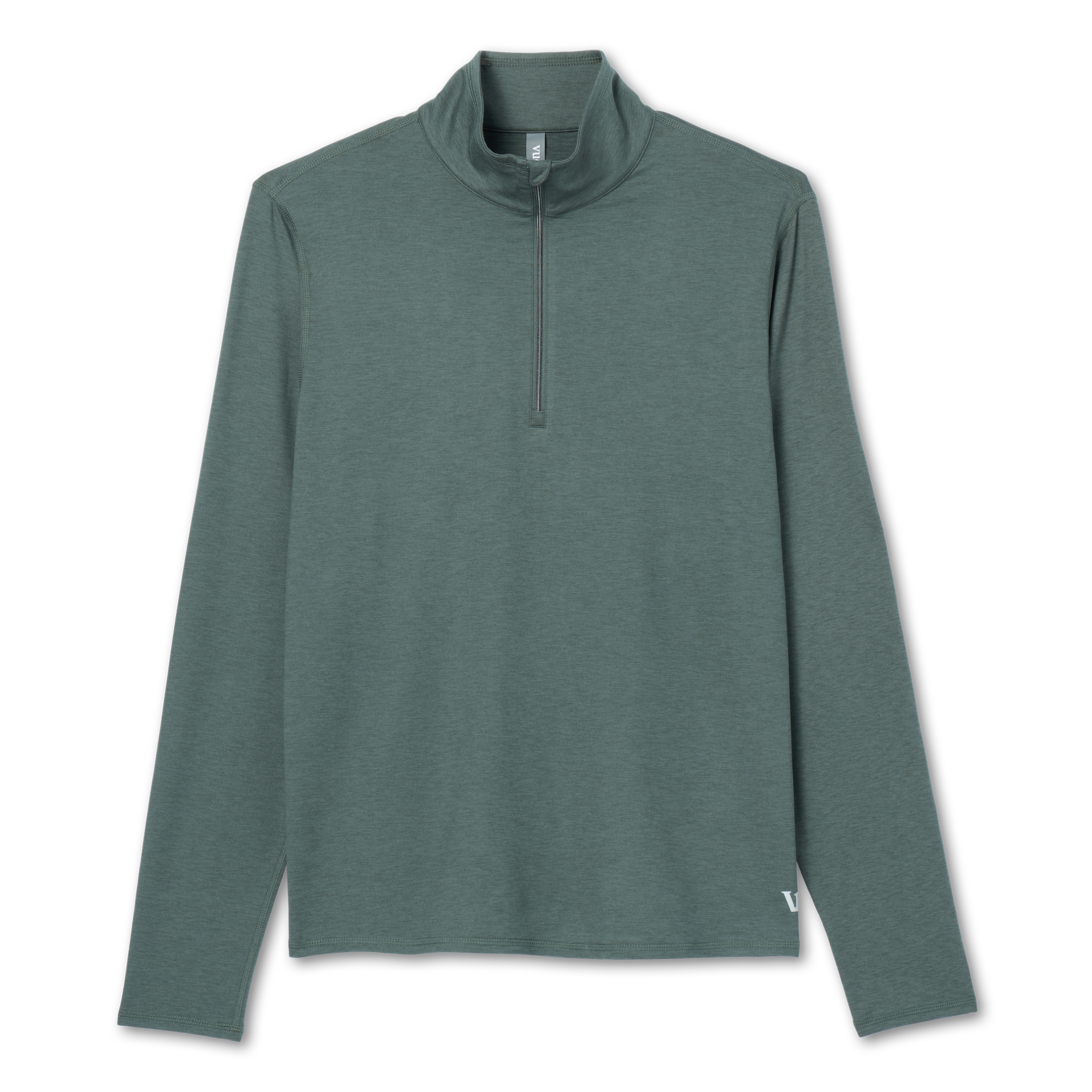 Vuori Ease Performance Half Zip - Aspen Heather | Active Tops