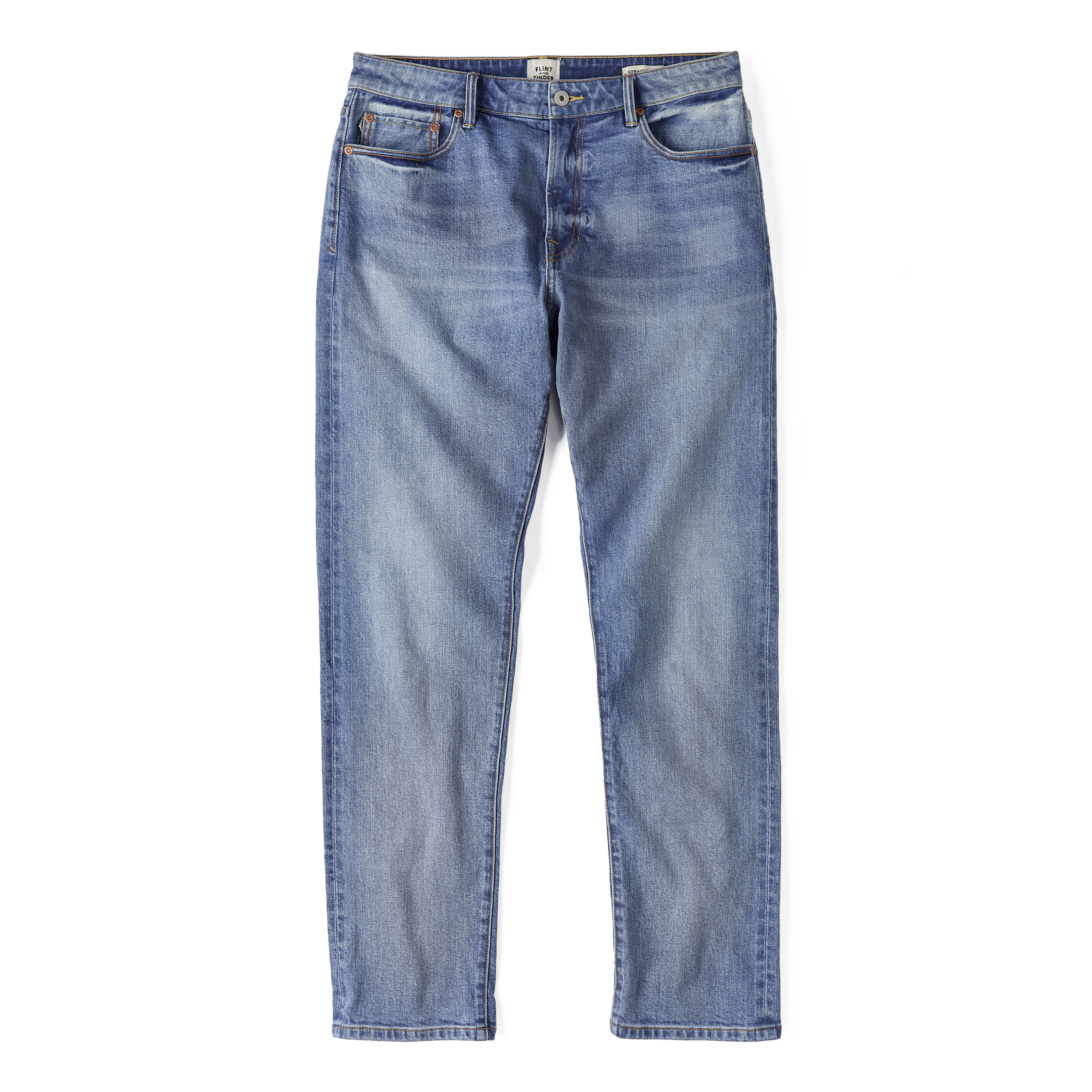 3sixteen Classic Tapered Selvedge Denim Jeans - Stonewashed Indigo