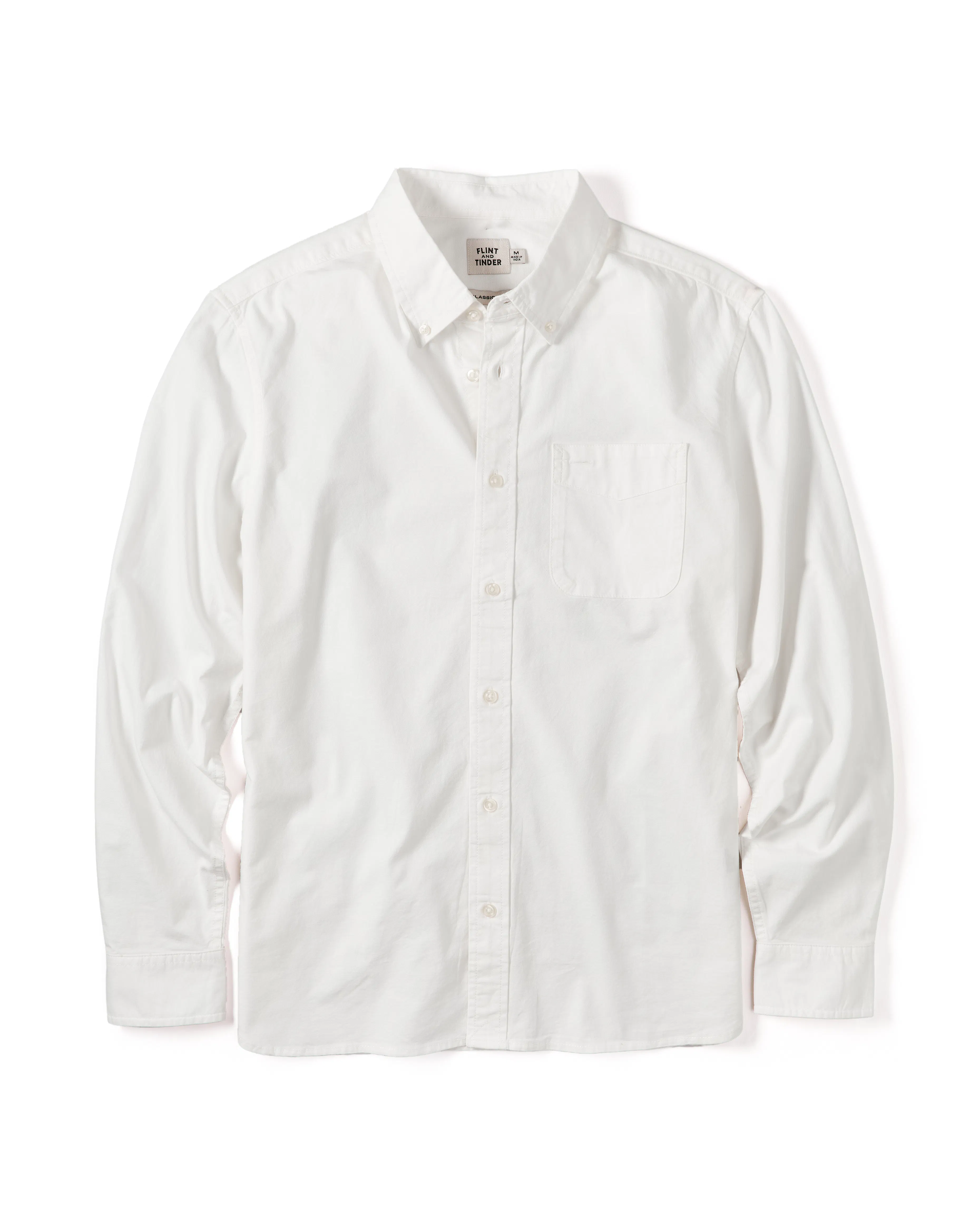 Flint and Tinder Oxford Draftsman Shirt - Classic White | Long Sleeve Shirts | Huckberry Flint and Tinder Oxford Draftsman Shirt - Classic White | Long Sleeve Shirts | Huckberry