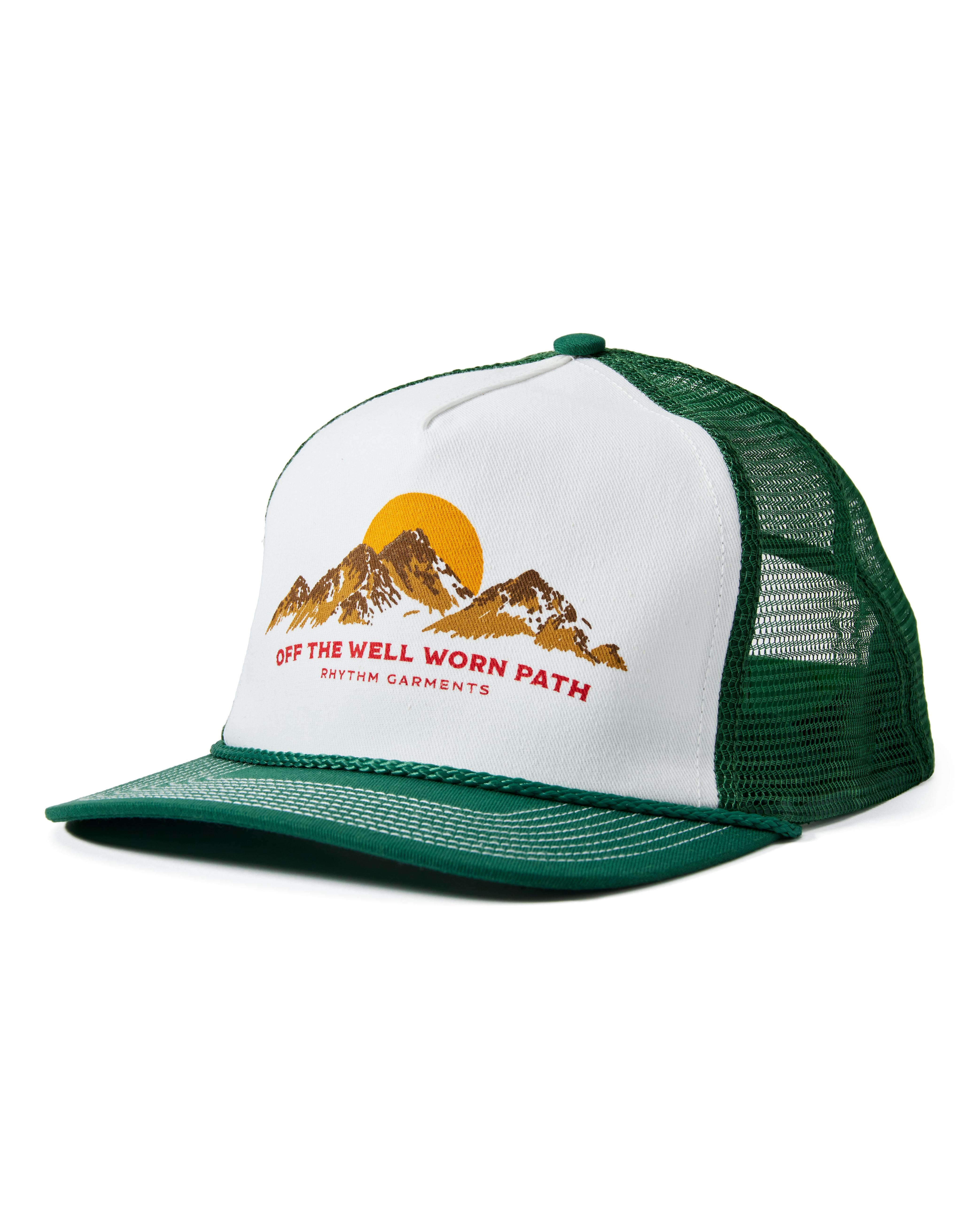 Rhythm Hills Trucker Cap Pine Baseball Trucker Hats Huckberry