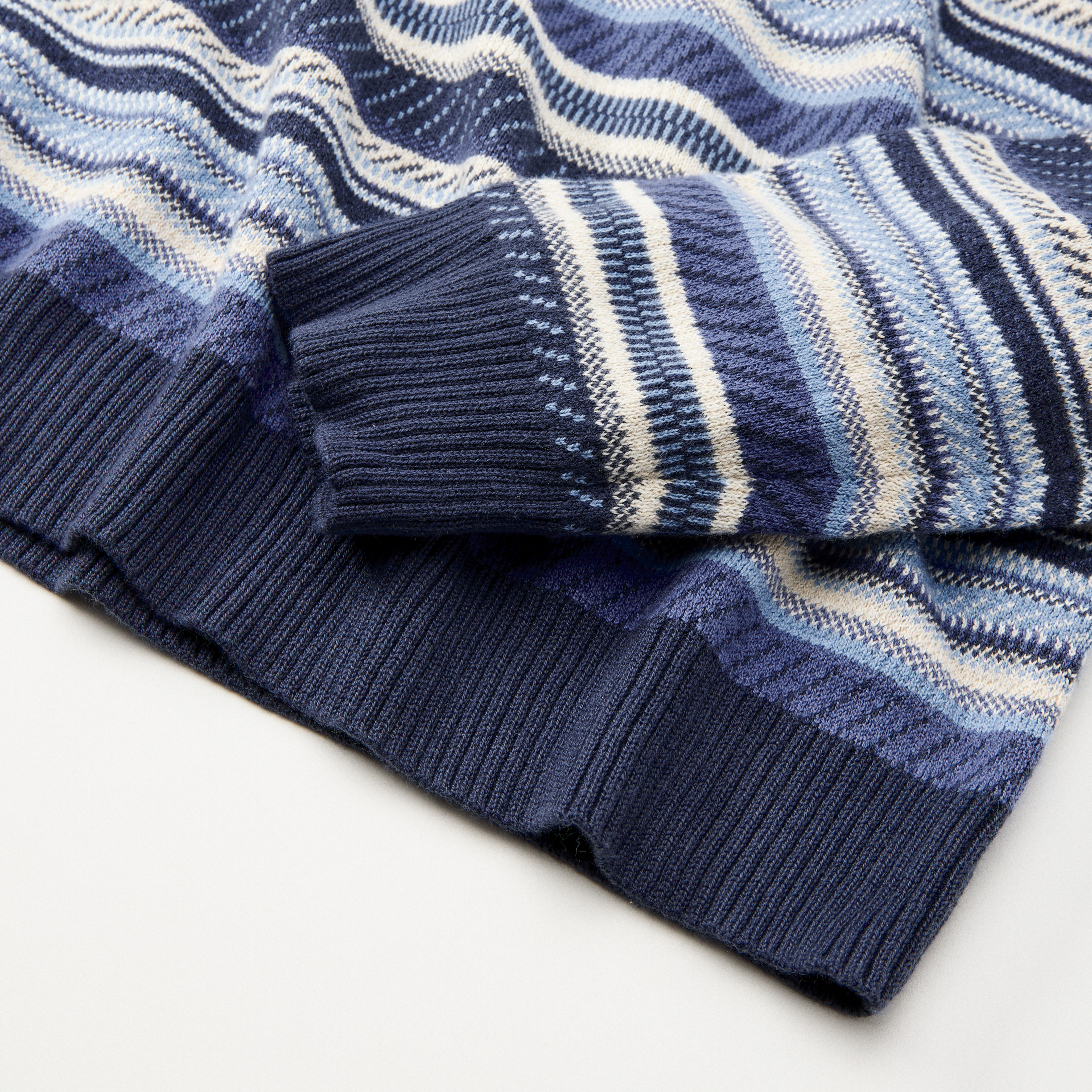 トップス Graphpaper Jacquard Crew Neck Knit 1 Jacquard_knit_cotton_crew_knit