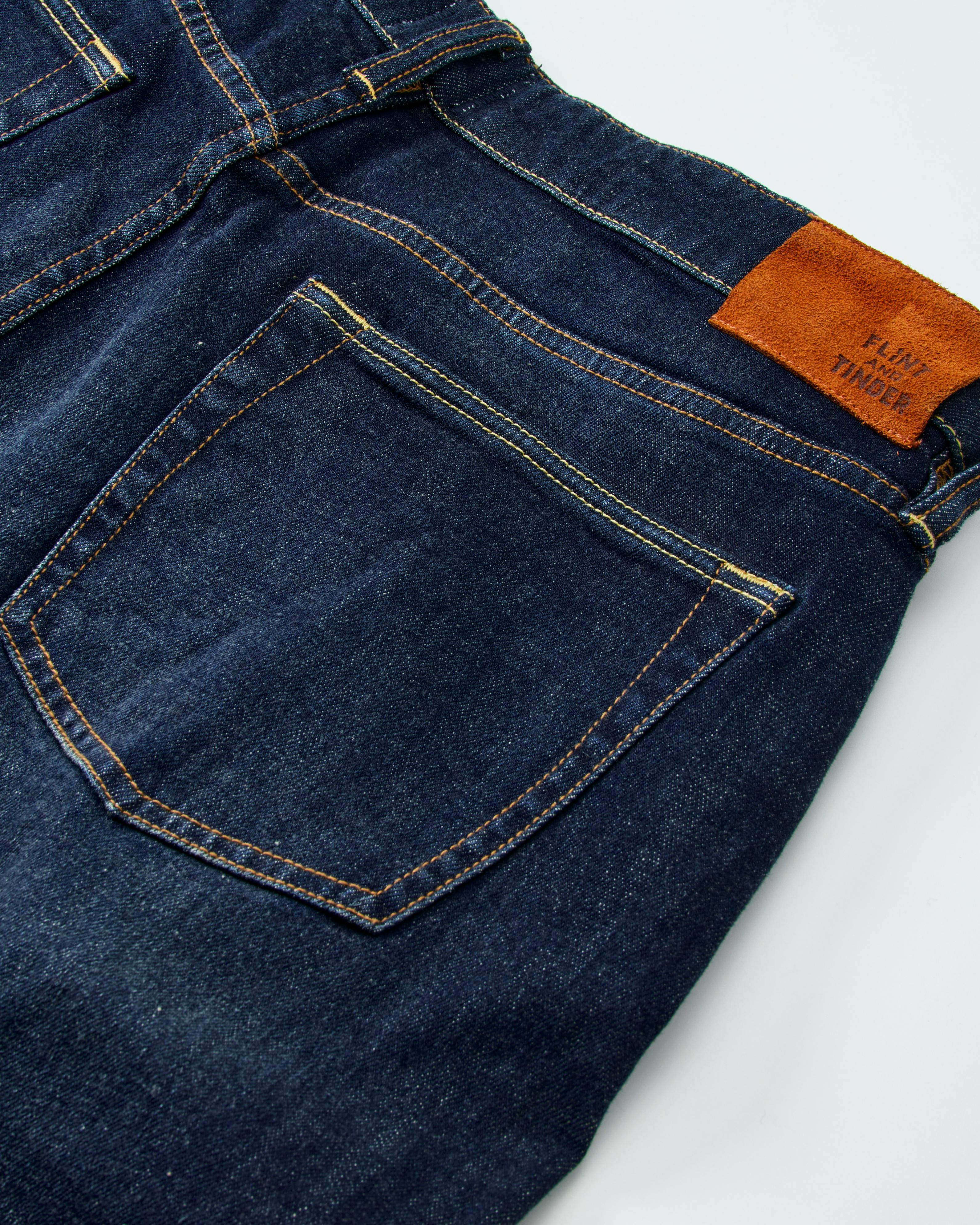 Flint and Tinder Stretch Selvedge Denim HB Classic Dark Wash