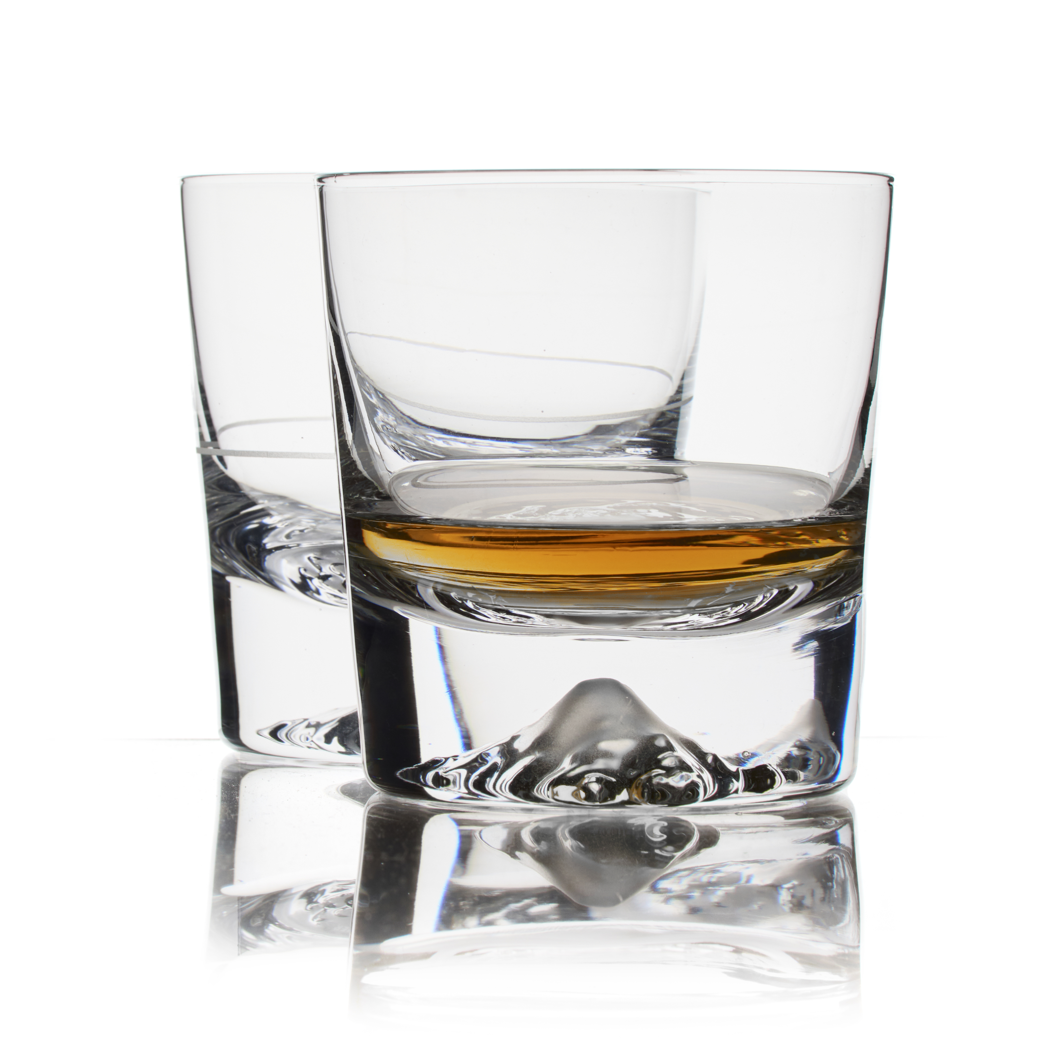 Mt. Rainier Heavy Bottom - Set of 2 Whiskey Glasses