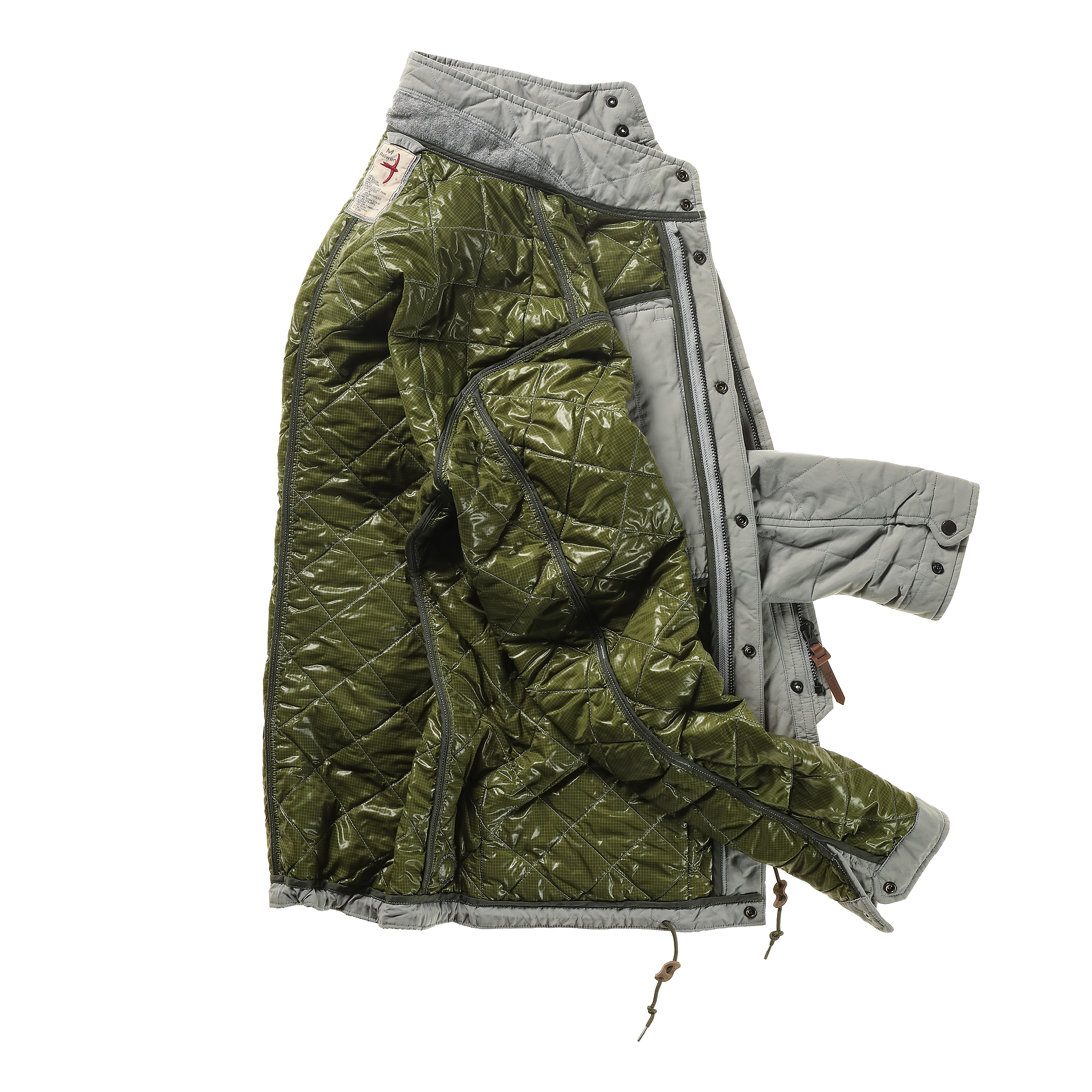 Relwen Quilted Insulated Tanker Jacket - Stone | Quilted
