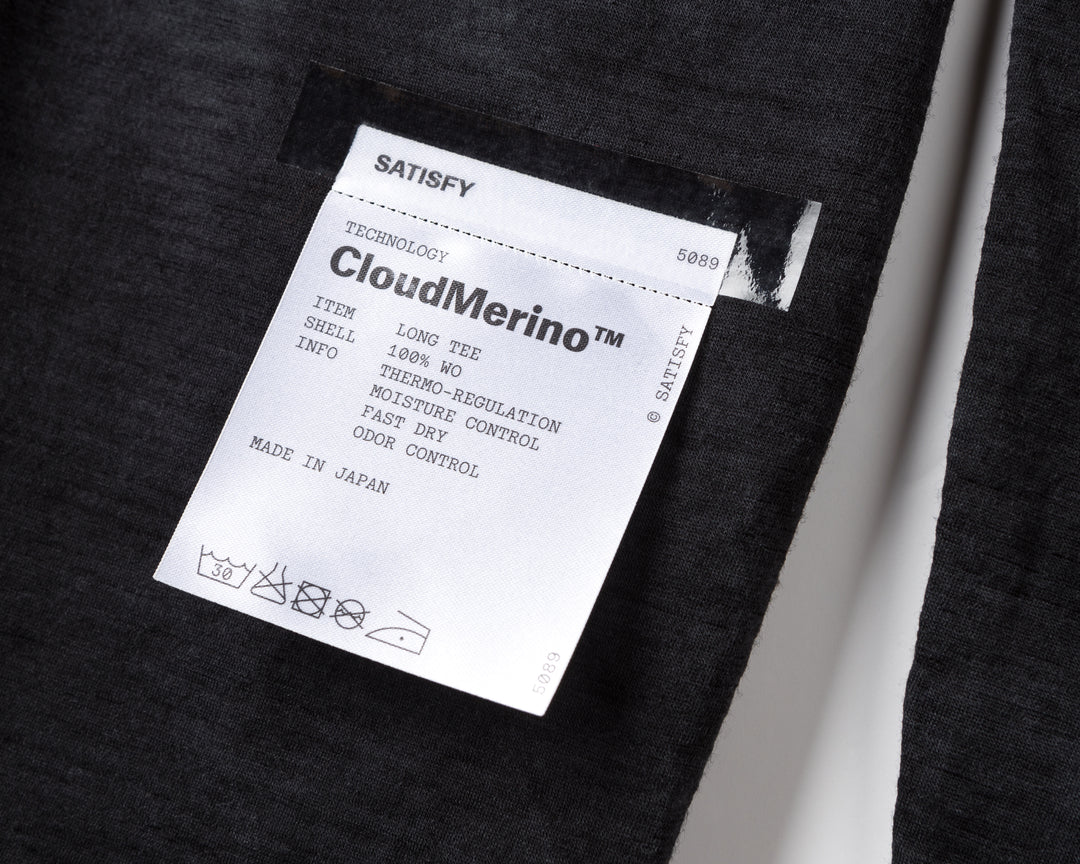 Satisfy Cloud Merino Performance Long Sleeve T-Shirt - Sun