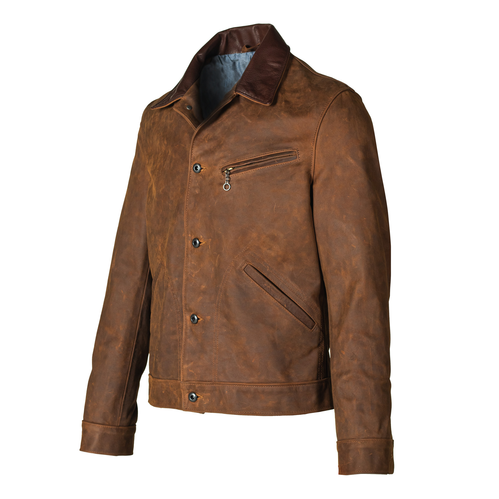 ジャケット・アウター NO MAINTENANCE LEATHER MECHANIC JACKET No Maintenance - Black Canvas Mechanic Jacket | NO MAINTENANCE
