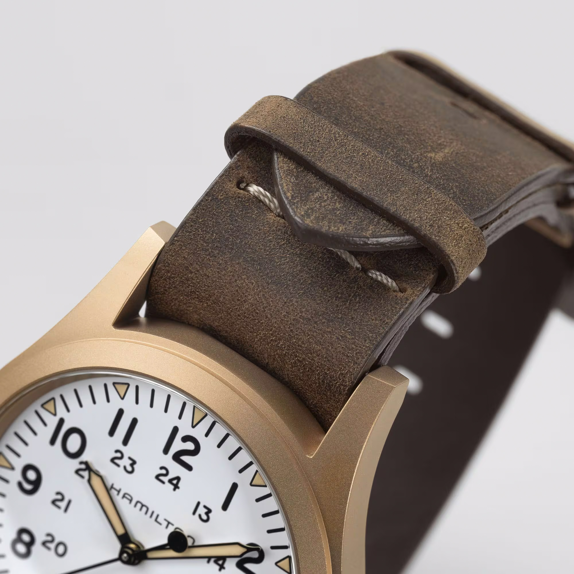 Hamilton Khaki Field Mechanical Bronze 38mm Watch - Bronze