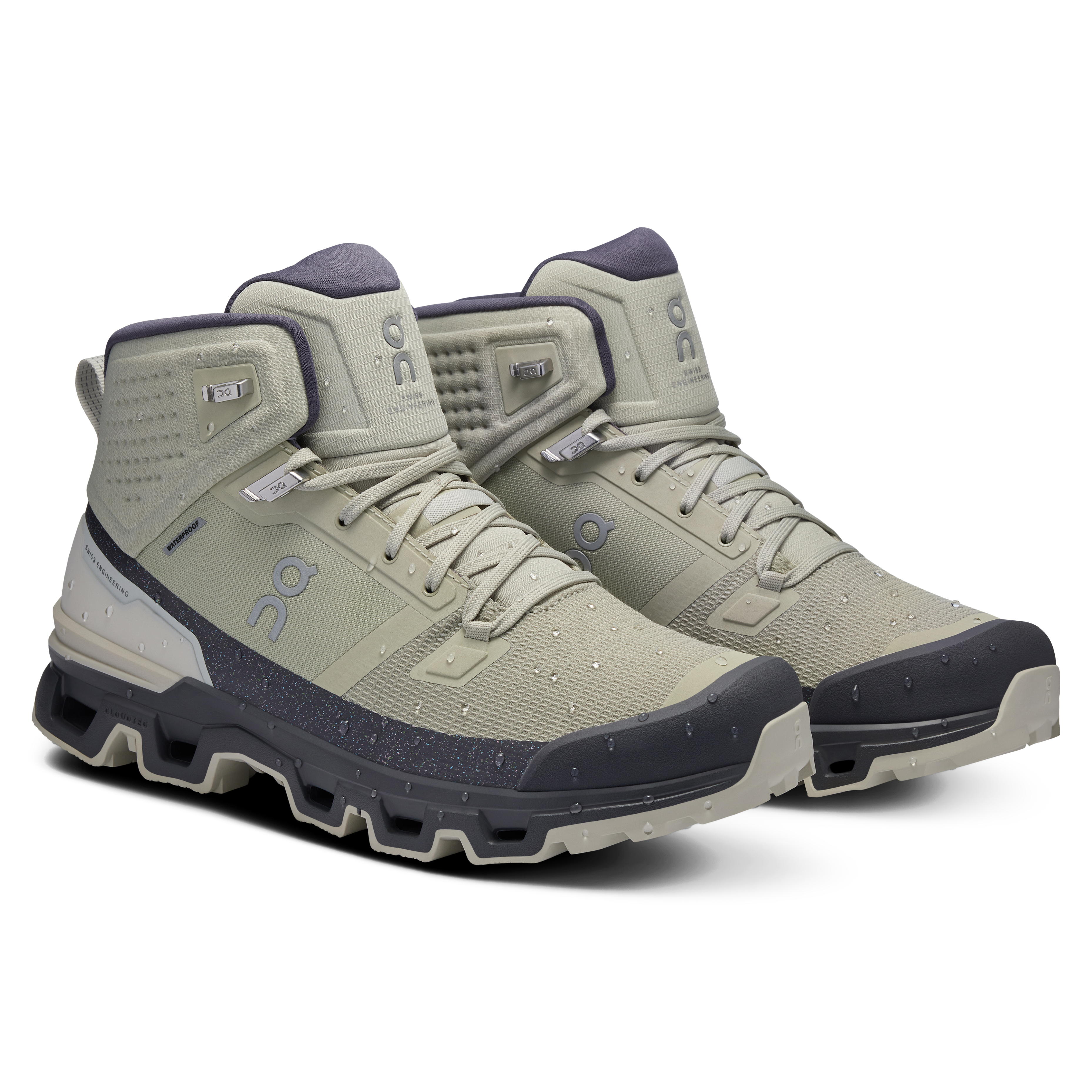 On Cloudrock 2 Waterproof Boot - Chalk/Eclipse | Hiking Boots
