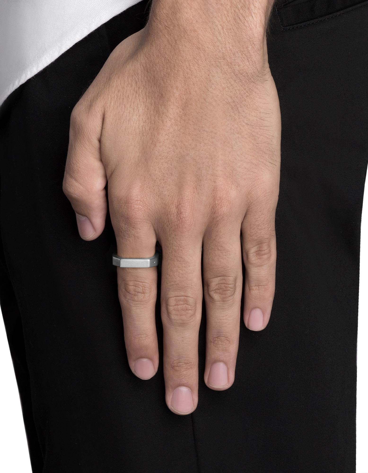 【Miansai】☆リング☆Hex Ring,Gold Thin Hex Ring, Gold Vermeil | Men's Rings | Miansai