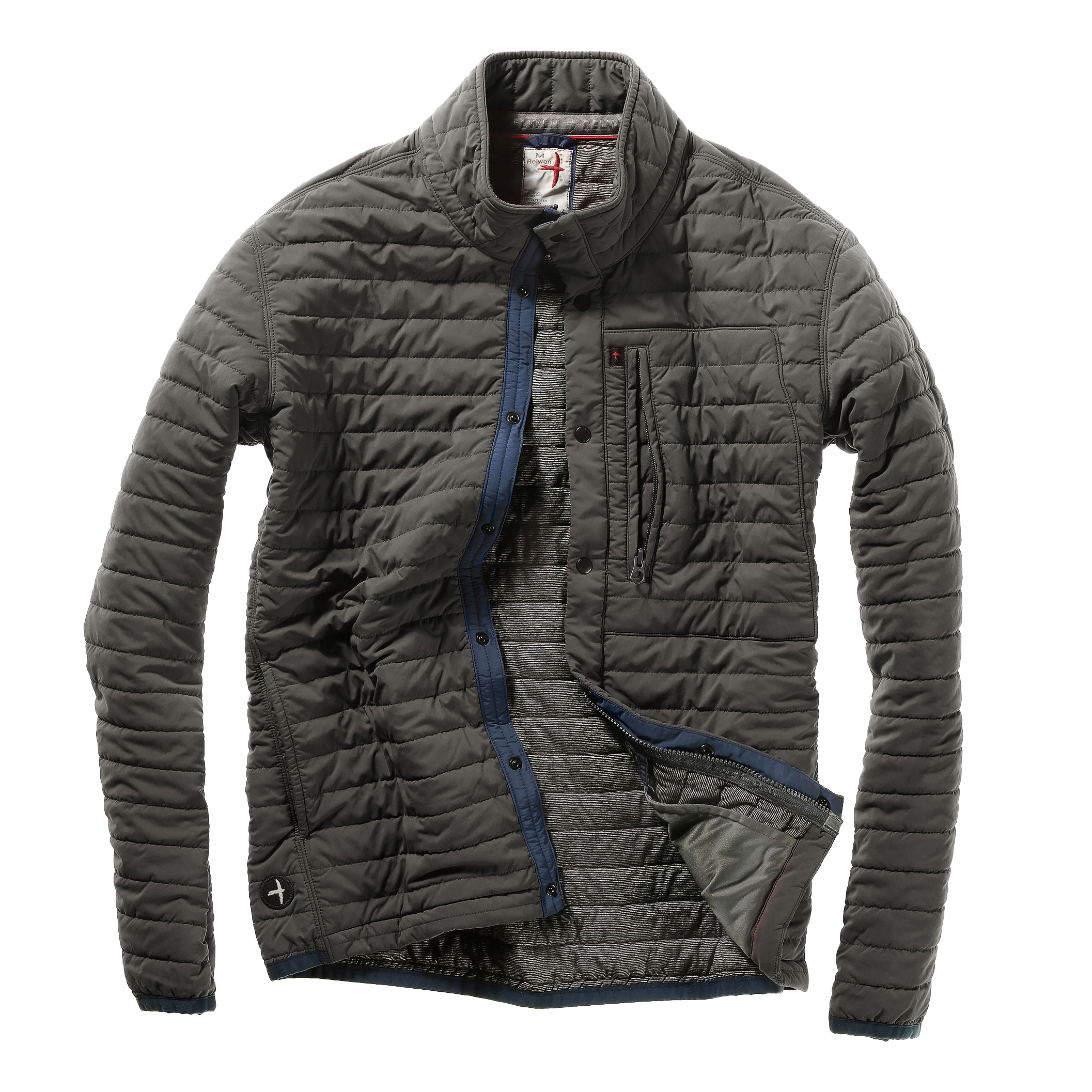 Relwen Windzip Jacket - Charcoal Loden | Insulated Jackets