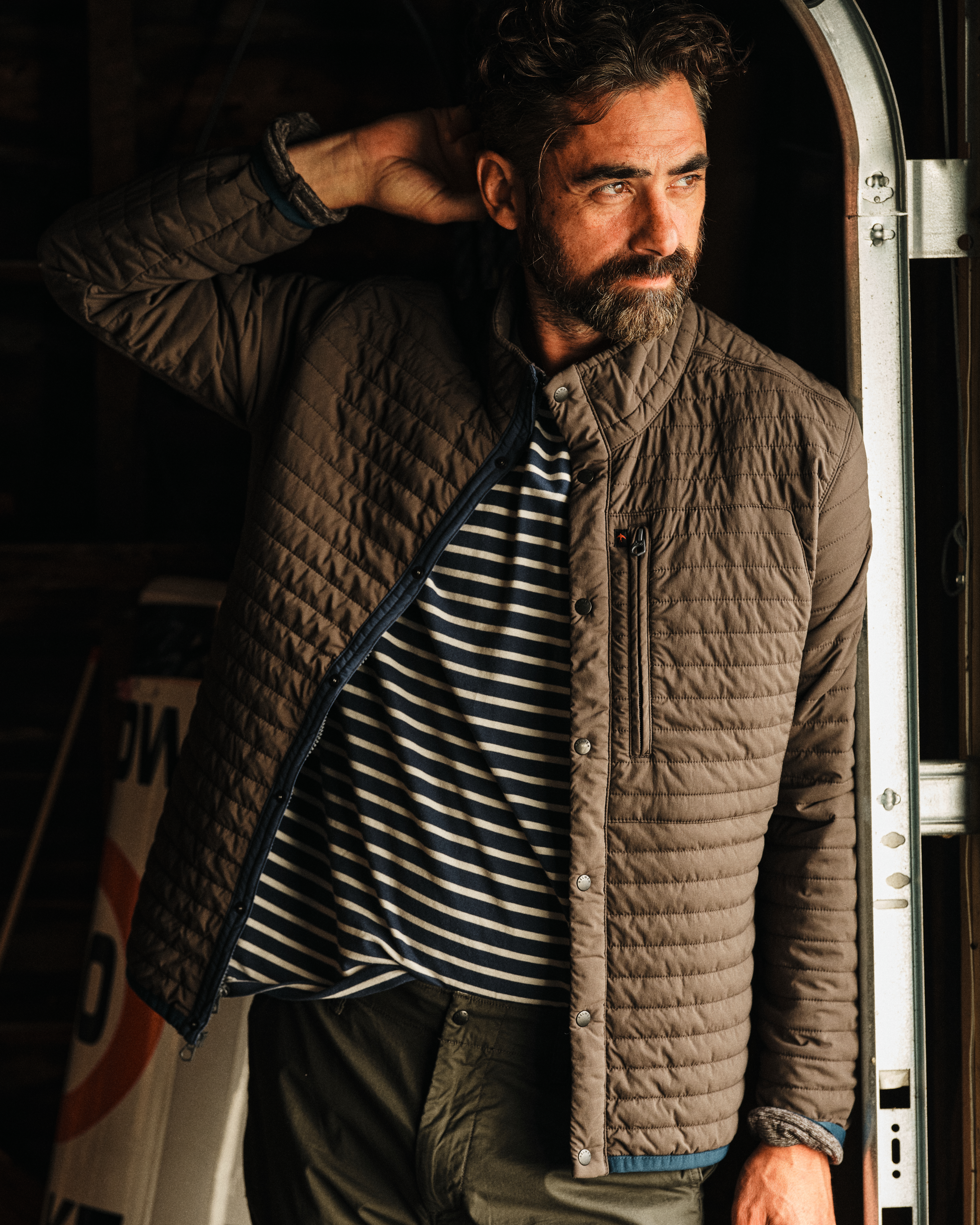 Relwen Windzip Jacket - Charcoal Loden | Insulated Jackets | Huckberry