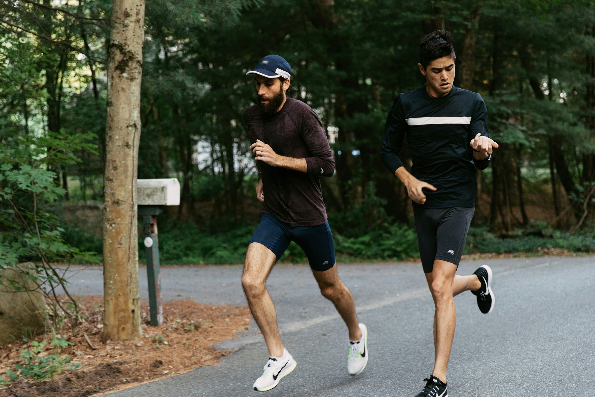 Tracksmith Turnover Half Tights - Phantom | Active Pants