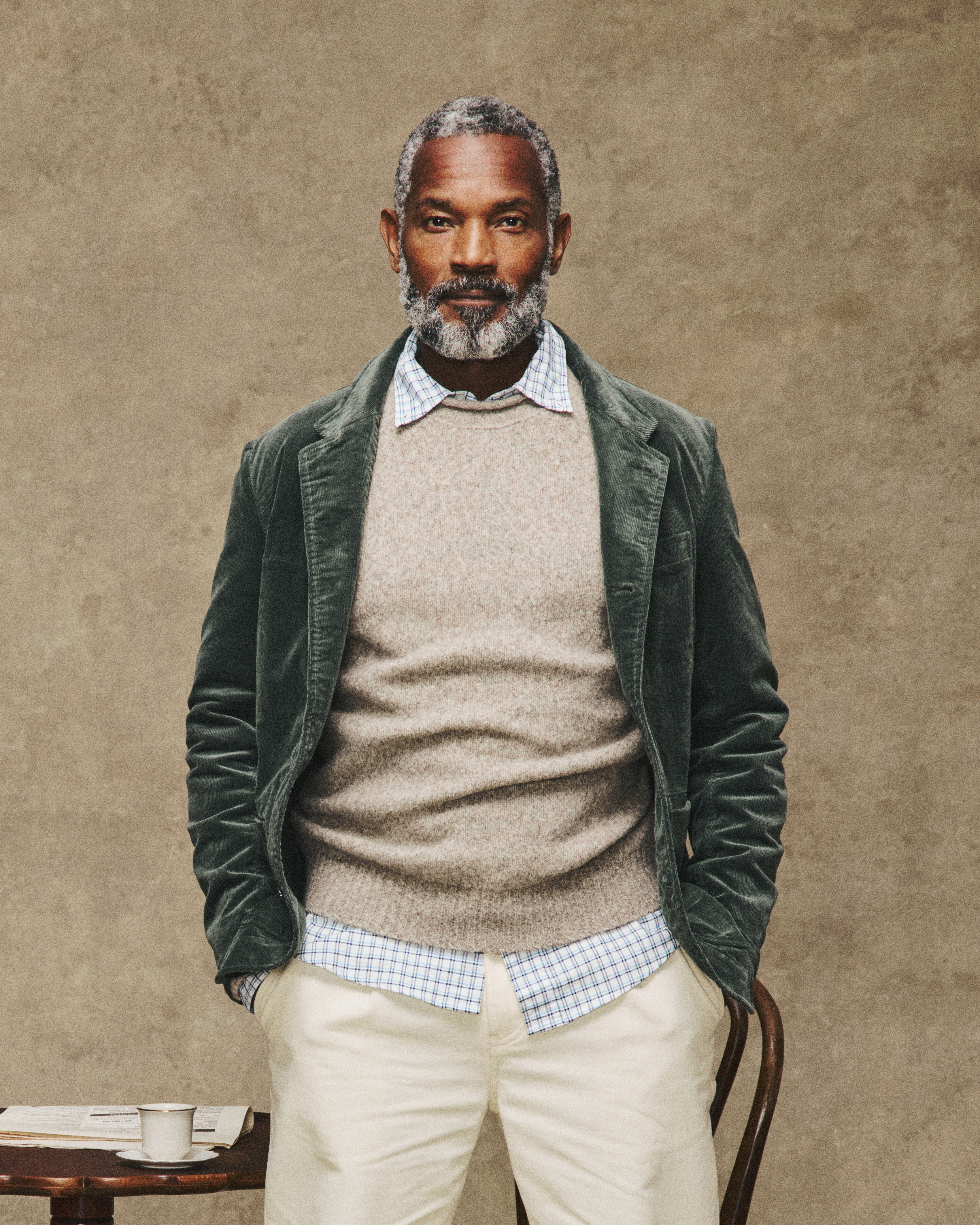 Wills Yak Alpaca Rollneck Sweater - Marled Oatmeal | Crew