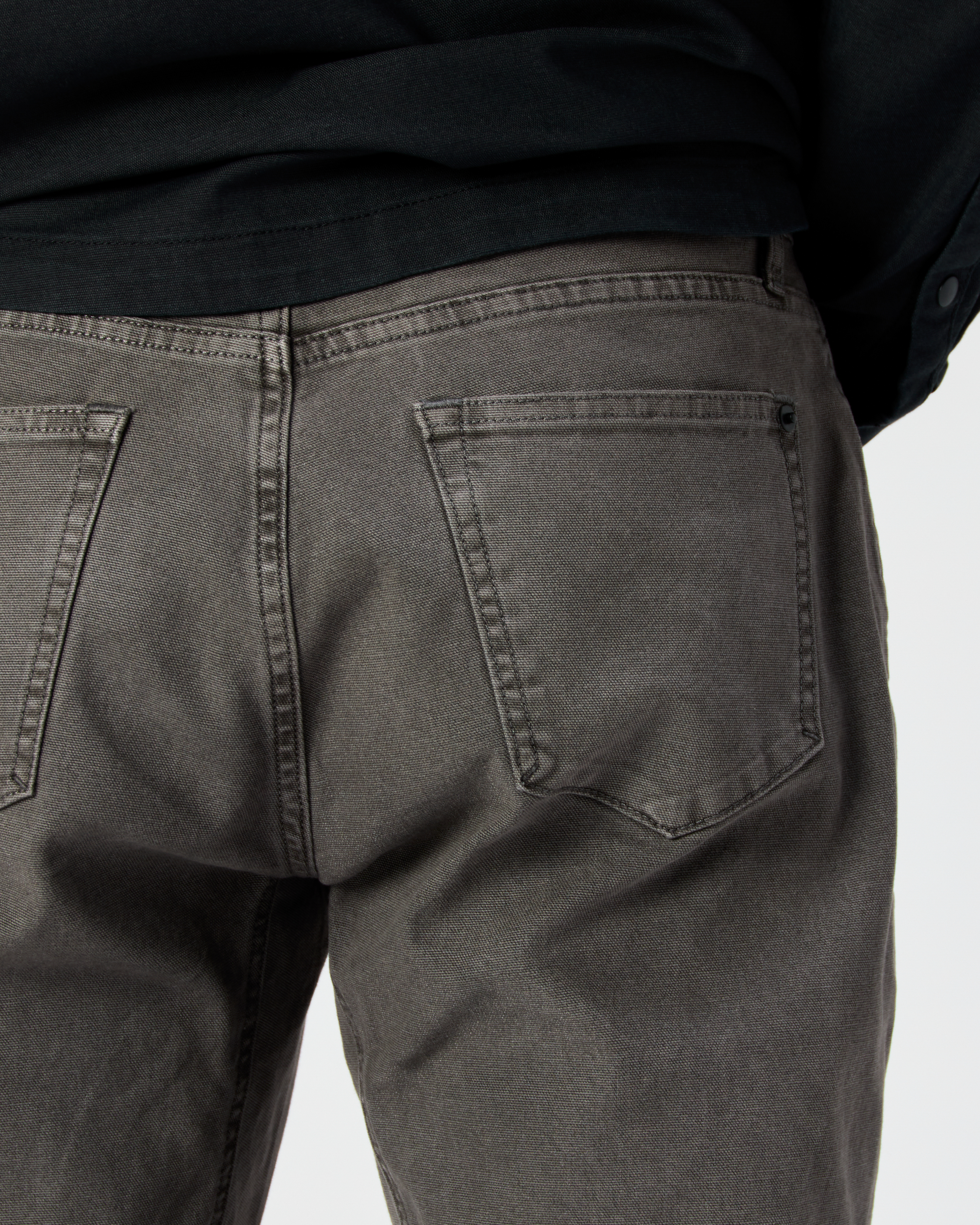 ◆XTONZ◆ XP188 Max Double Knee Washed Denim Pants GRAY STAN RAY Double Knee Pant in Heavy Stone Wash Denim | REVOLVE