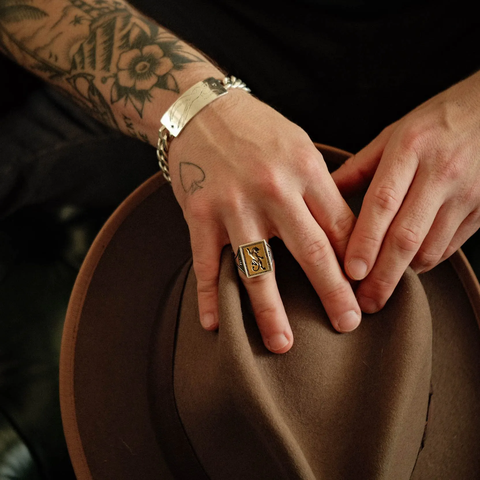 LHN Jewelry Panther Ring - Silver & Brass | Rings | Huckberry