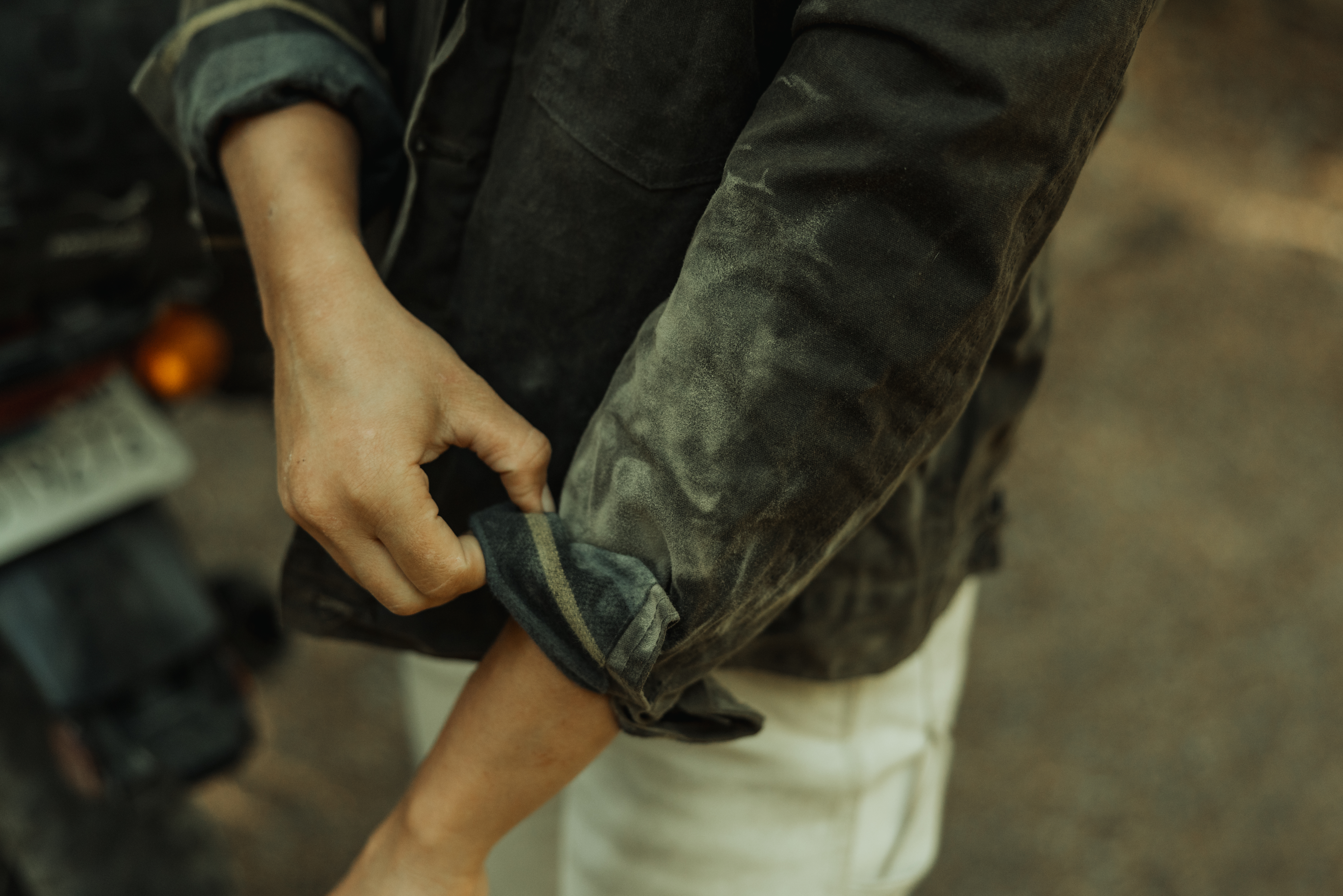 ジャケット・アウター WTAPS 22SS Flyers LS/Cotton. Weather-X03 Flint and Tinder Women's Flannel-Lined Waxed Trucker Jacket