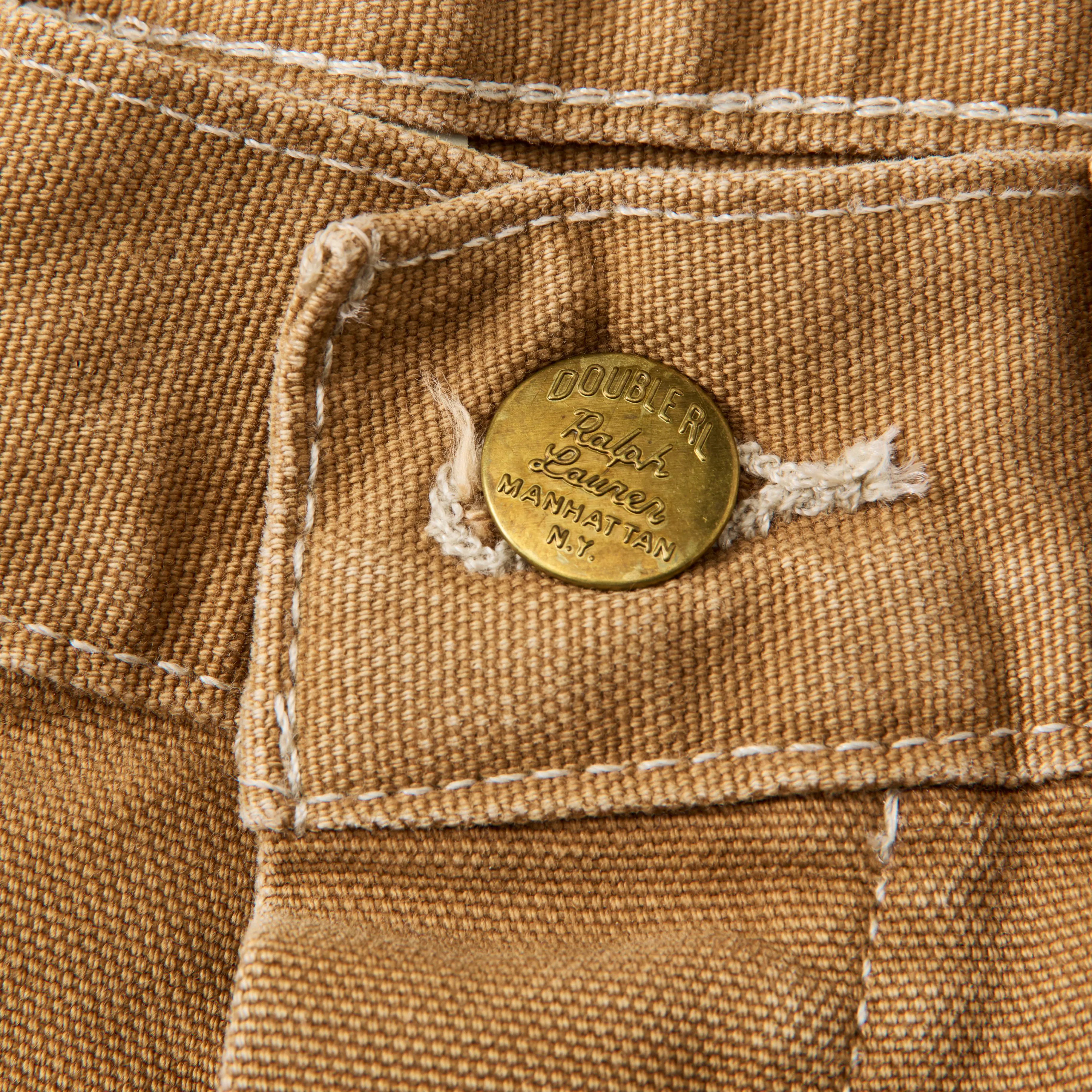 RRL Hamilton Canvas Carpenter Pant - Khaki | Workwear Pants