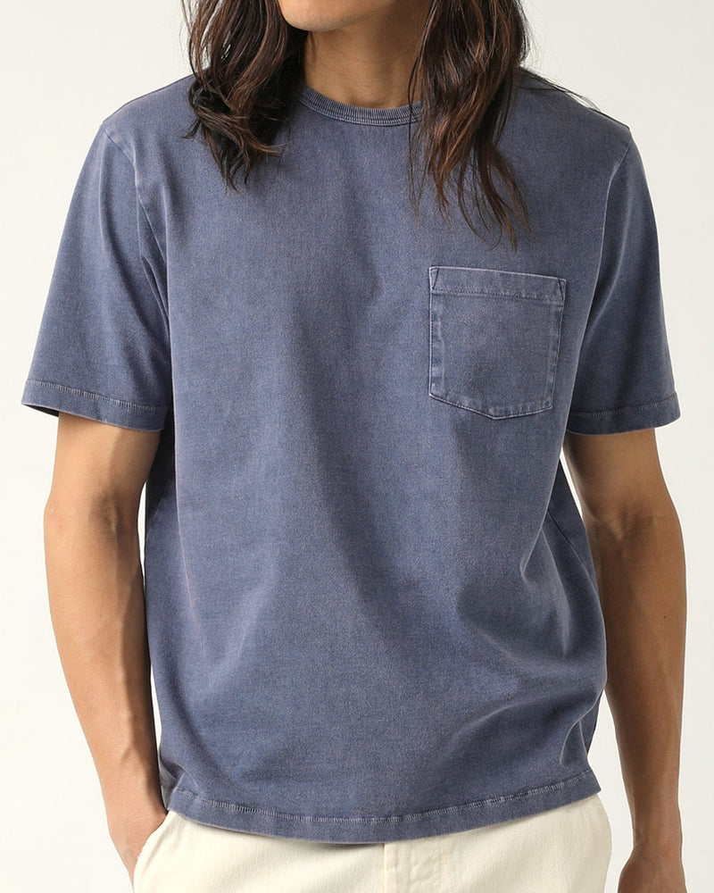 Corridor Organic Garment Dyed T-Shirt - Blue | T-Shirts