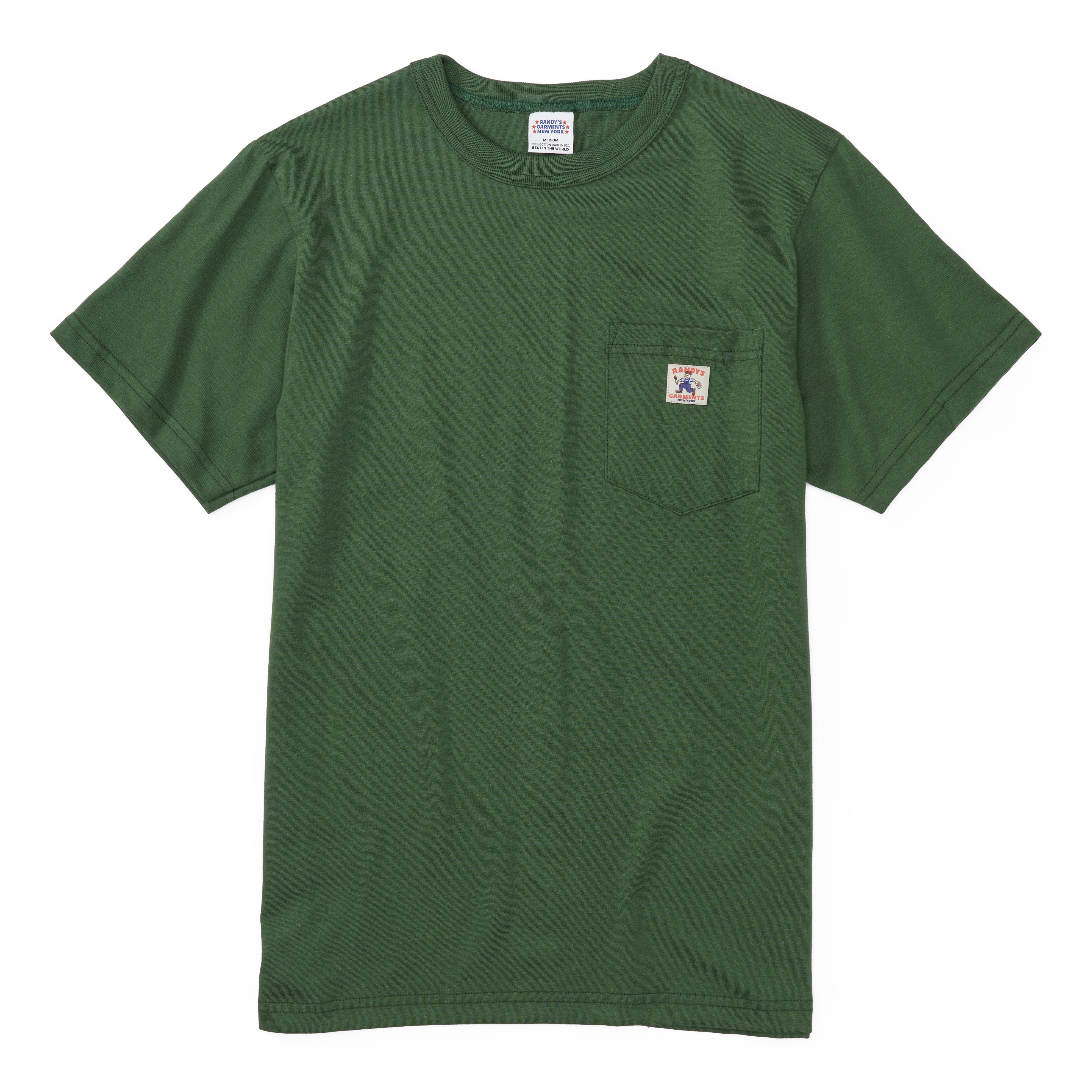 Randy's Garments New York Workwear Jersey T-Shirt - Green | T