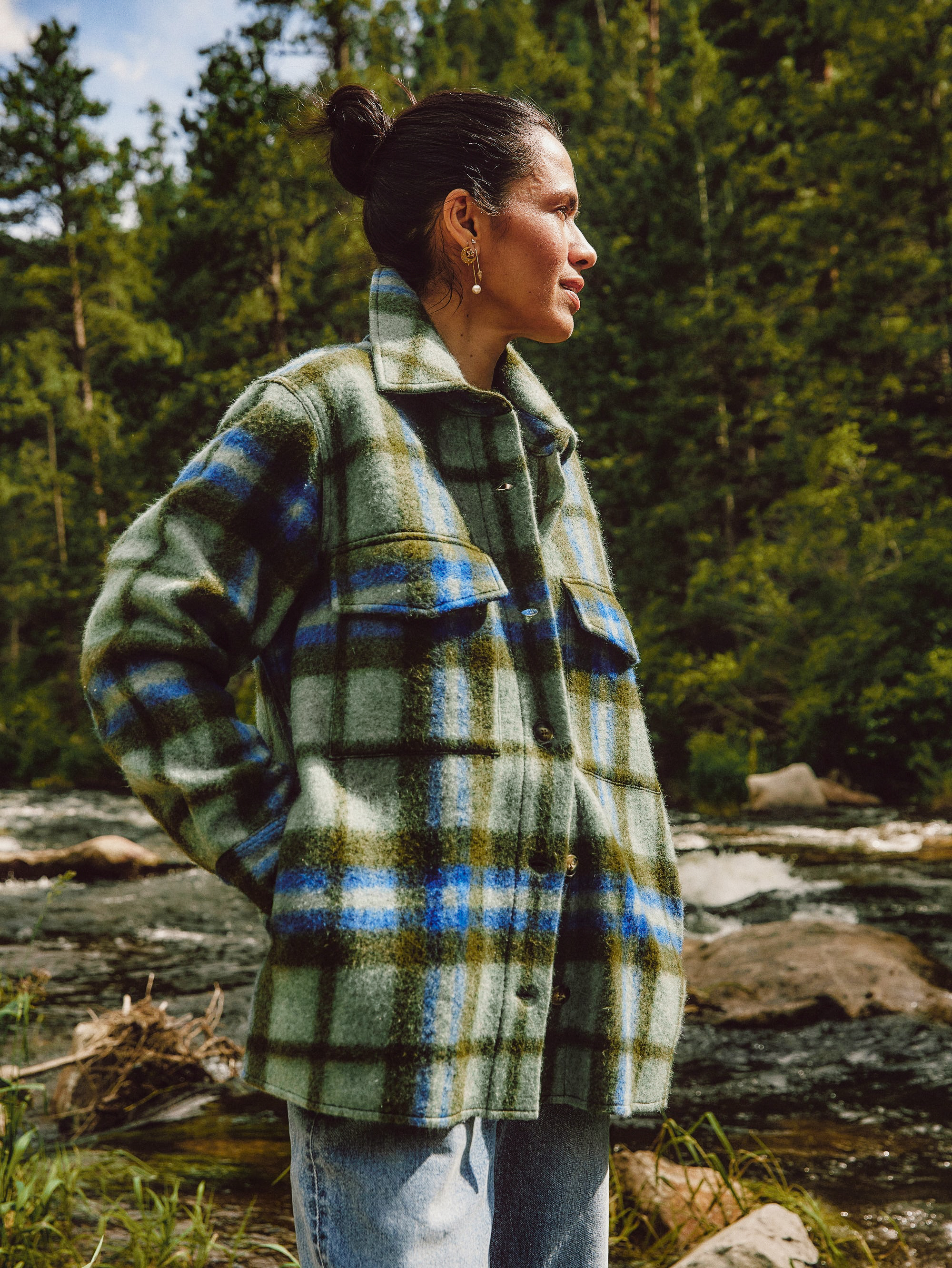 (取寄) ファリティ レディース コッツウォルド シャツ ジャケット Faherty women Cotswold Shirt Jacket Oakland Plaid Faherty Brand Women's Cotswold Shirt Jacket - Oakland Plaid