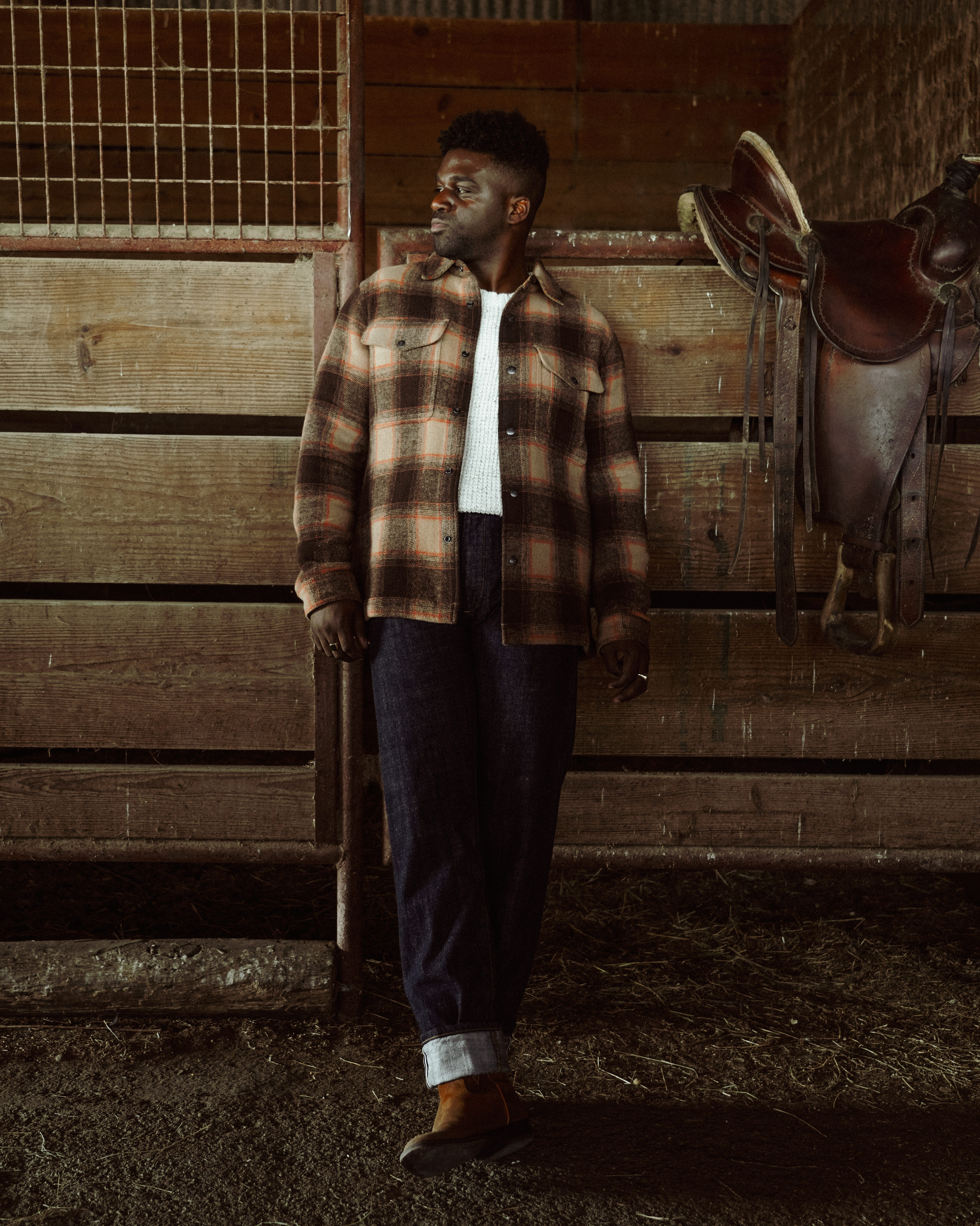 Flint and Tinder Heritage Wool Jacket - Chocolate Plaid | Shirt