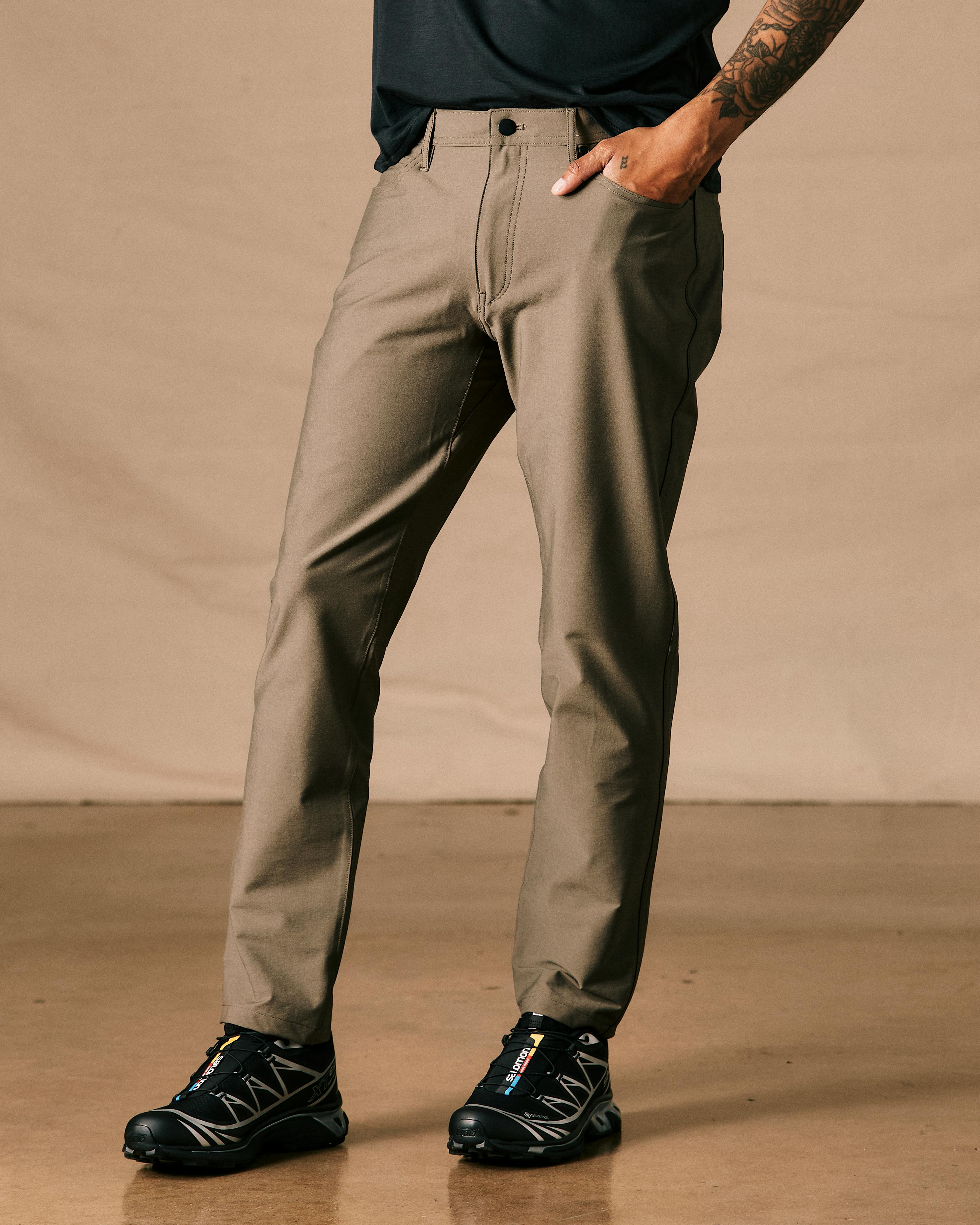 Proof 72-Hour Merino 5-Pocket Pant HB Athletic Tapered Olive