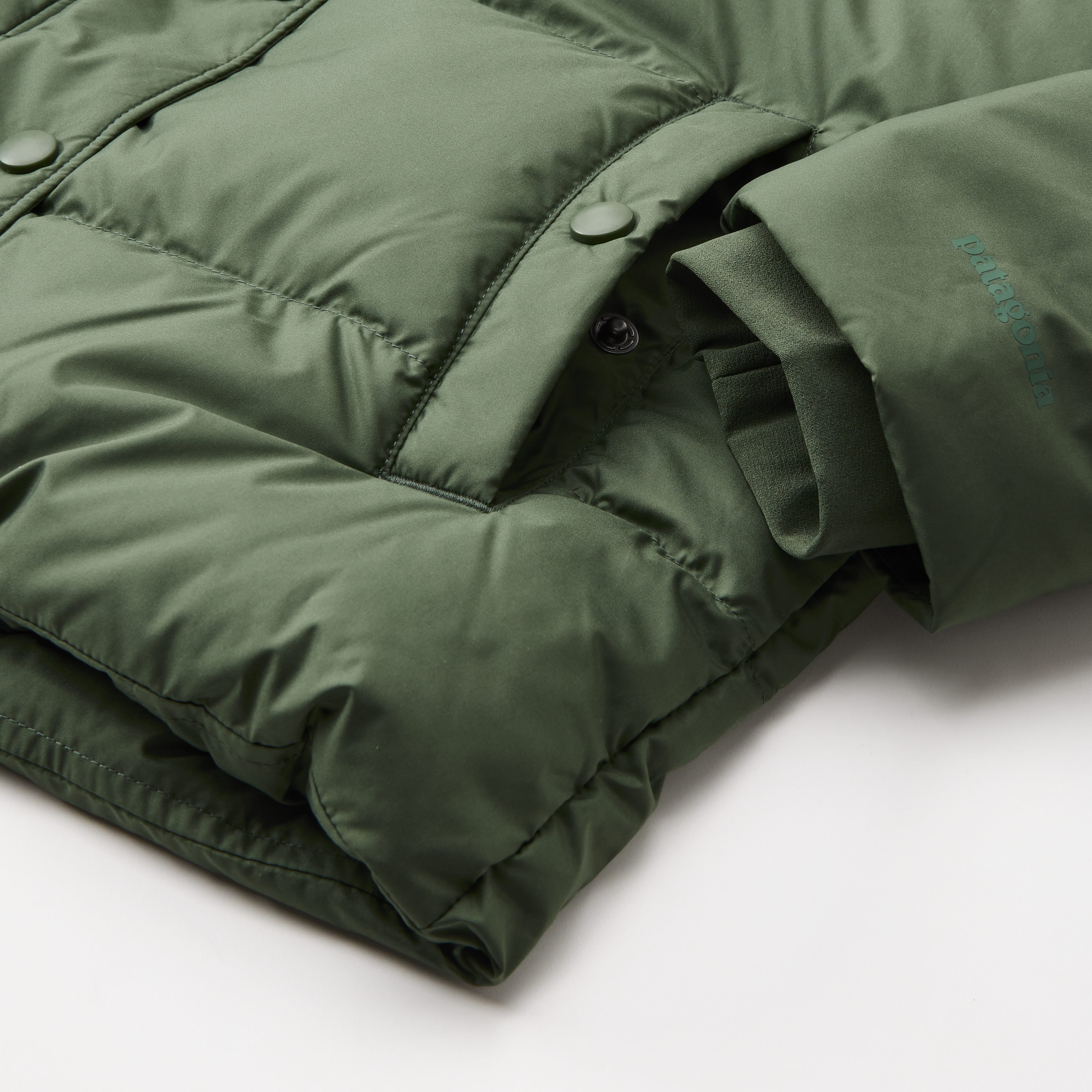 patagonia ダークグリーン ジャケット サイズ8 美品 2XL USA Patagonia Synchilla シェルドシンチラ パタゴニア