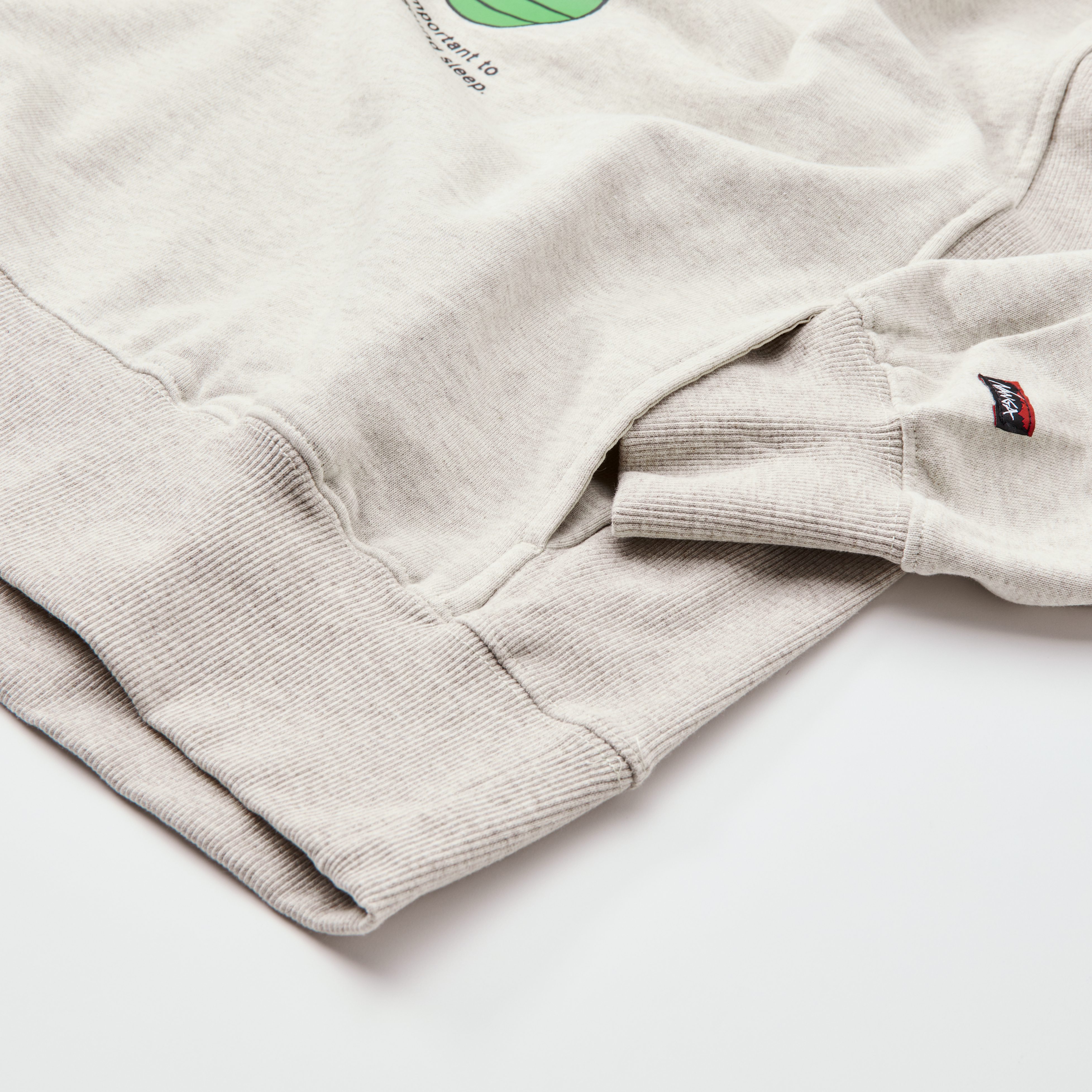 NANGA Sleeping Jerry Marquez Hoodie - Oatmeal | Pullover Hoodies | Huckberry