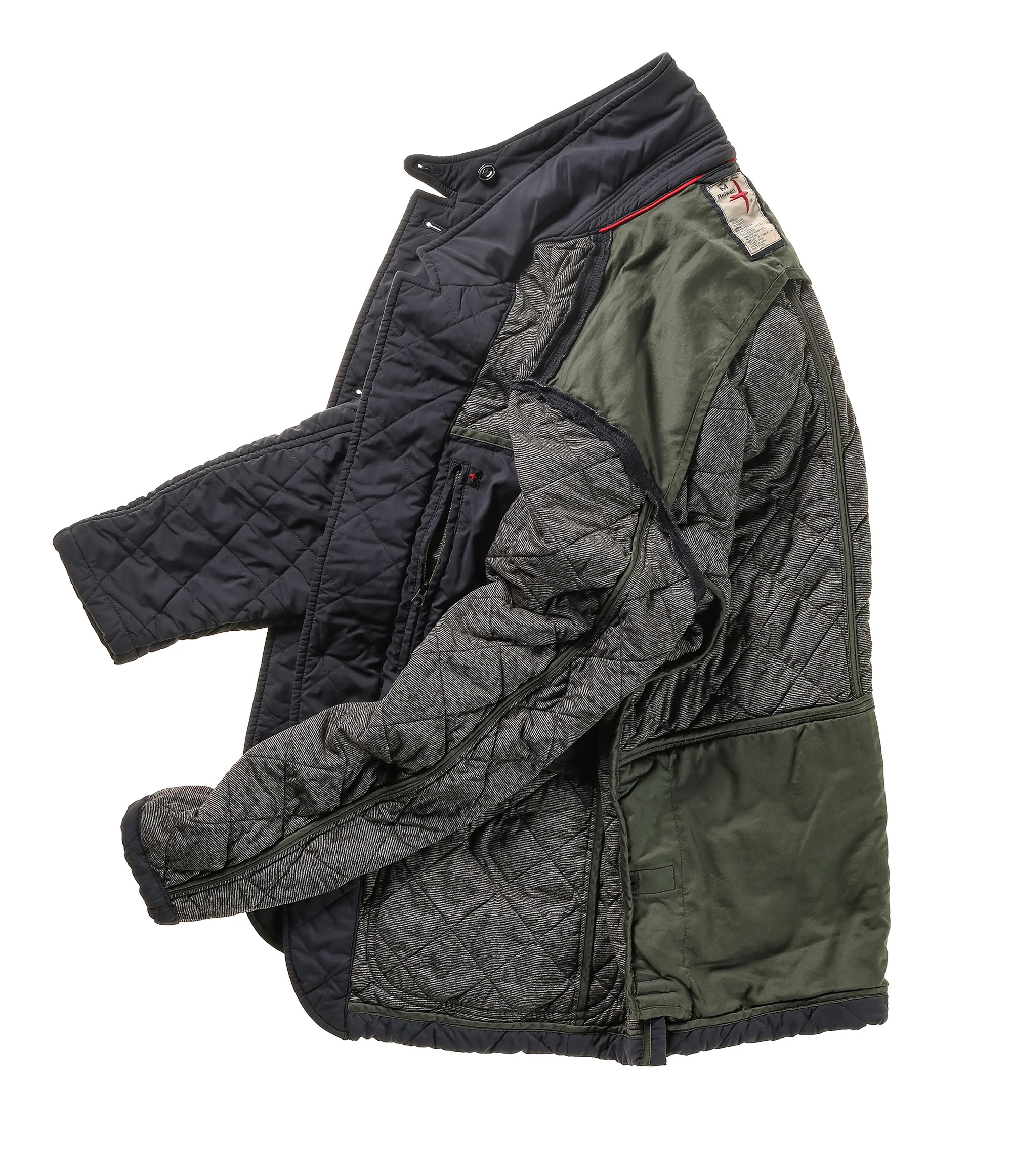 Relwen Quilted Trap Blazer - Navy | Blazers | Huckberry