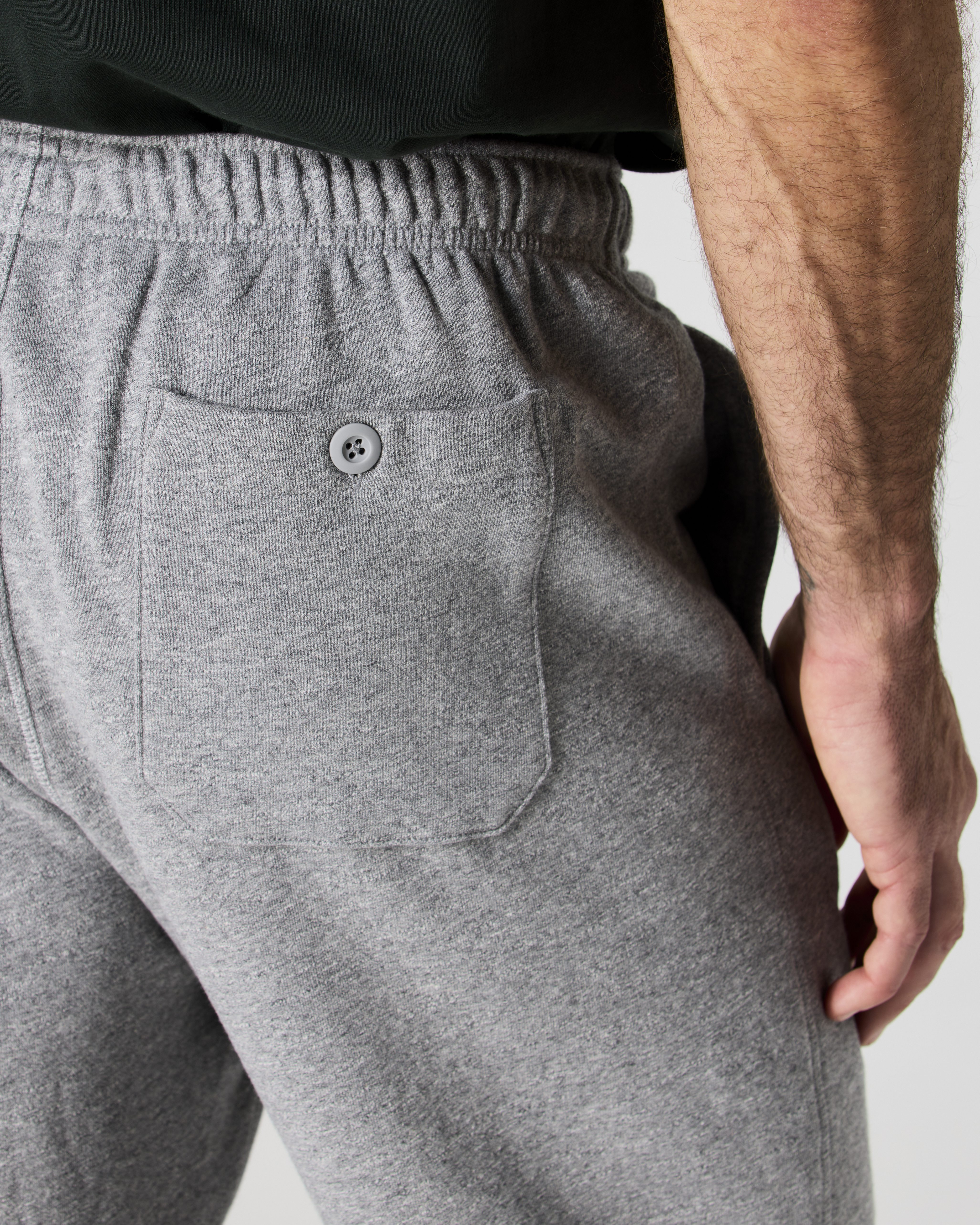Flint and Tinder Midweight Terry Sweatpant - Heather Grey