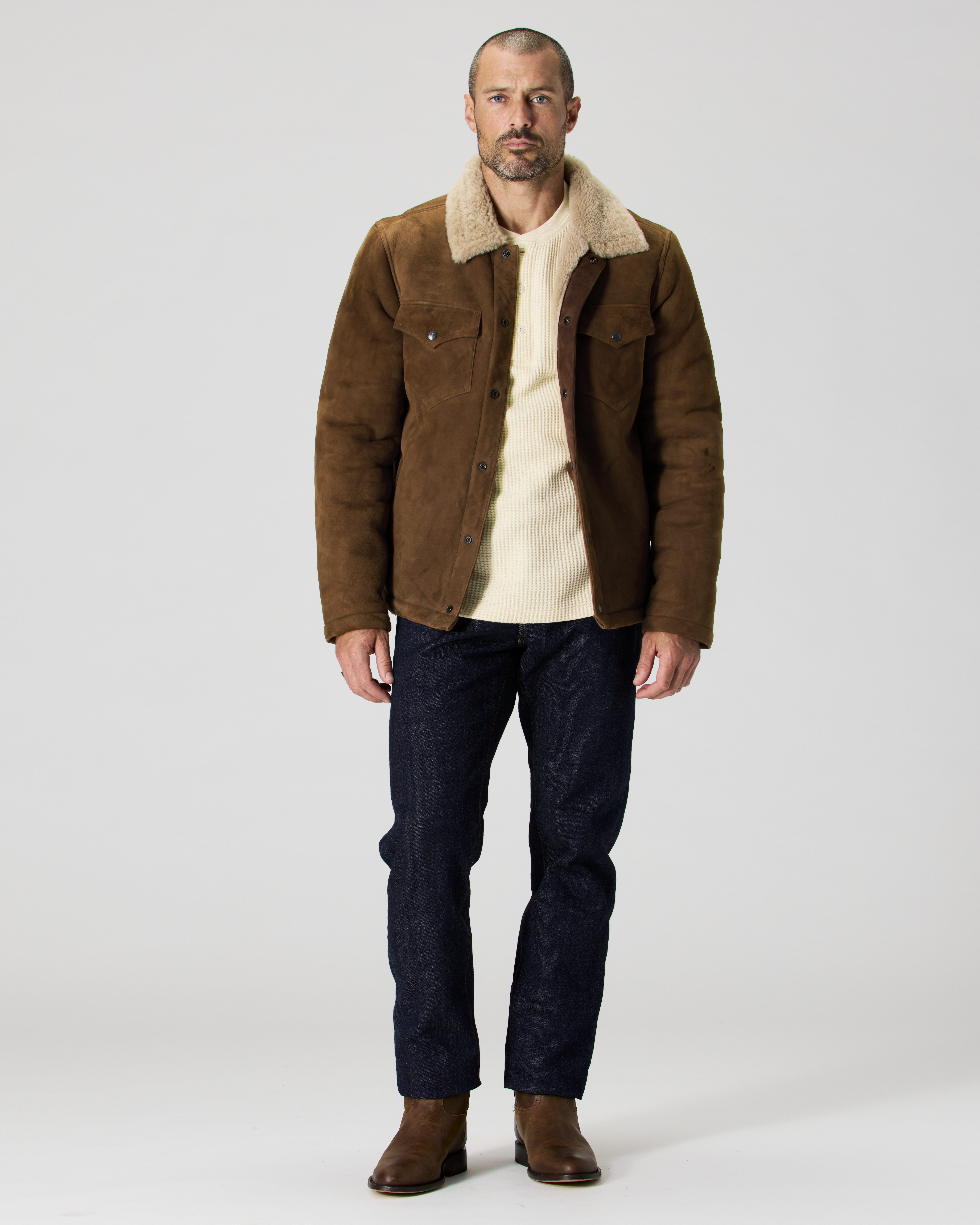 【PORTERNA】Liam fleece shearling jacket 0bfef31e-5047-4abe-aa45-