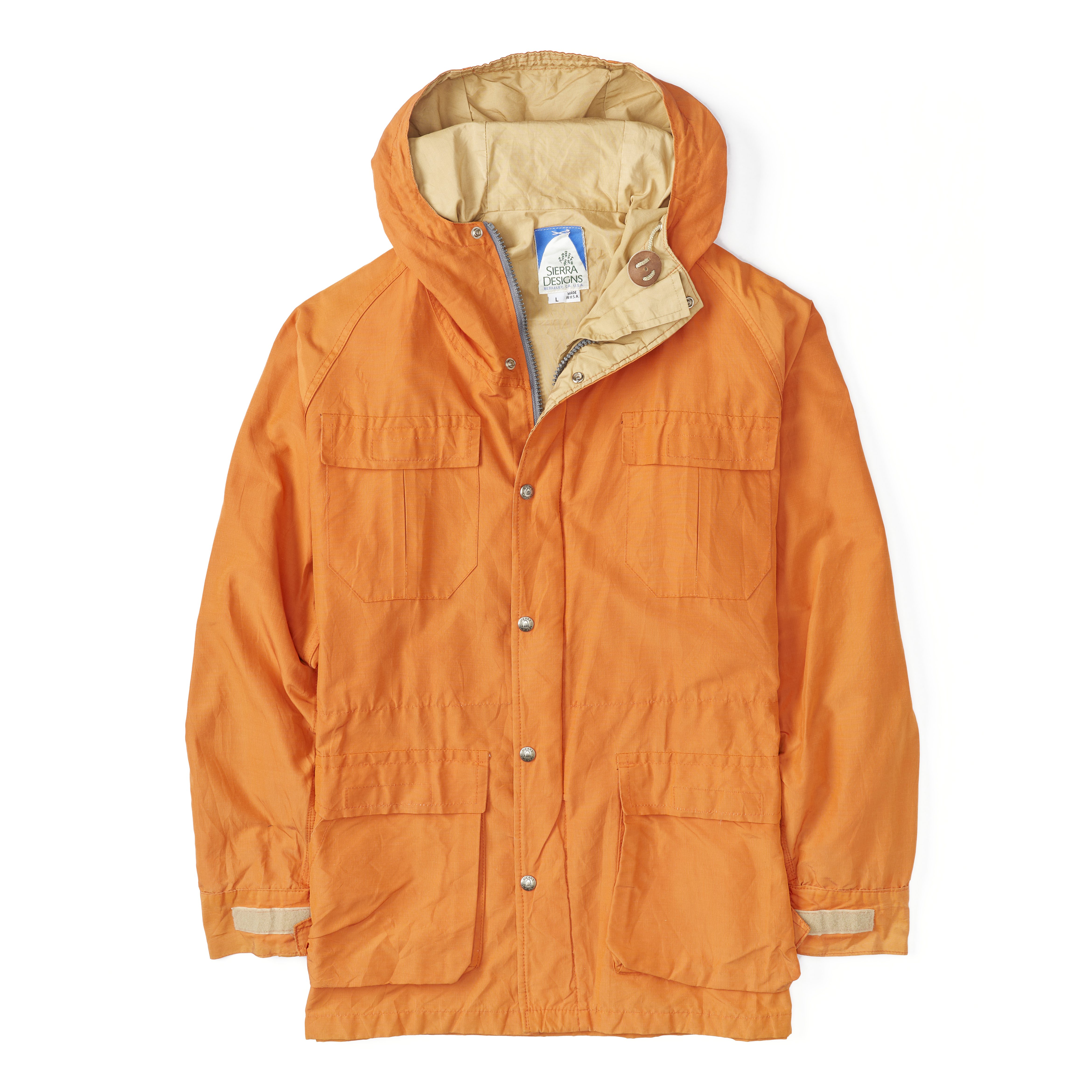 Huckberry Vintage 1980s Sierra Design Field Parka - Orange