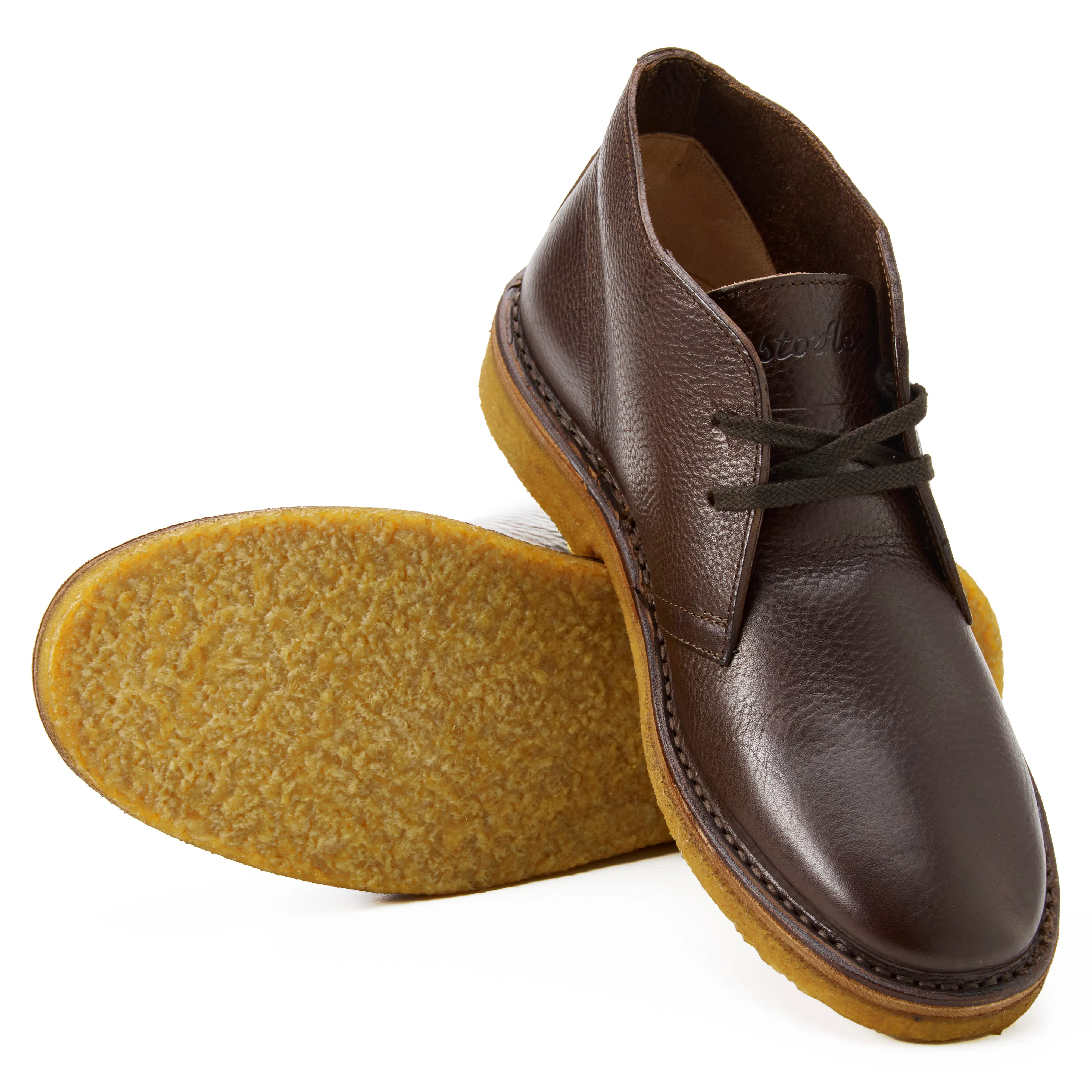 Astorflex Brownflex Chukka Boot - Brown Pebbled Leather 