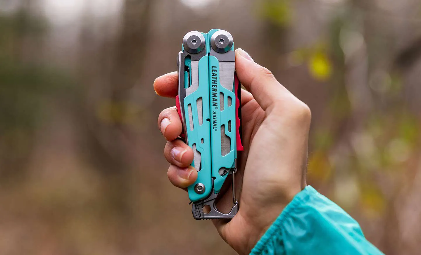 Leatherman Signal Outdoor Multi Tool - Aqua | Pocket Tools | Huckberry