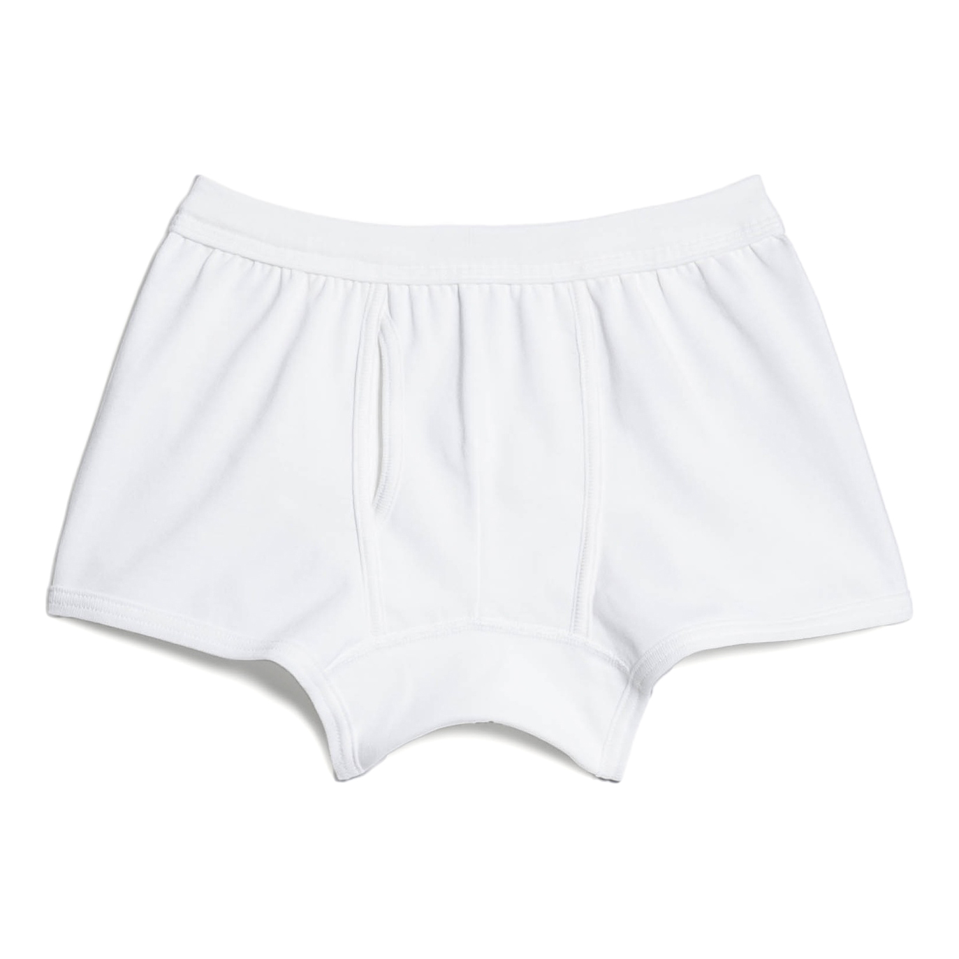 Merz b. Schwanen Loopwheeled Boxer Brief - White | Underwear