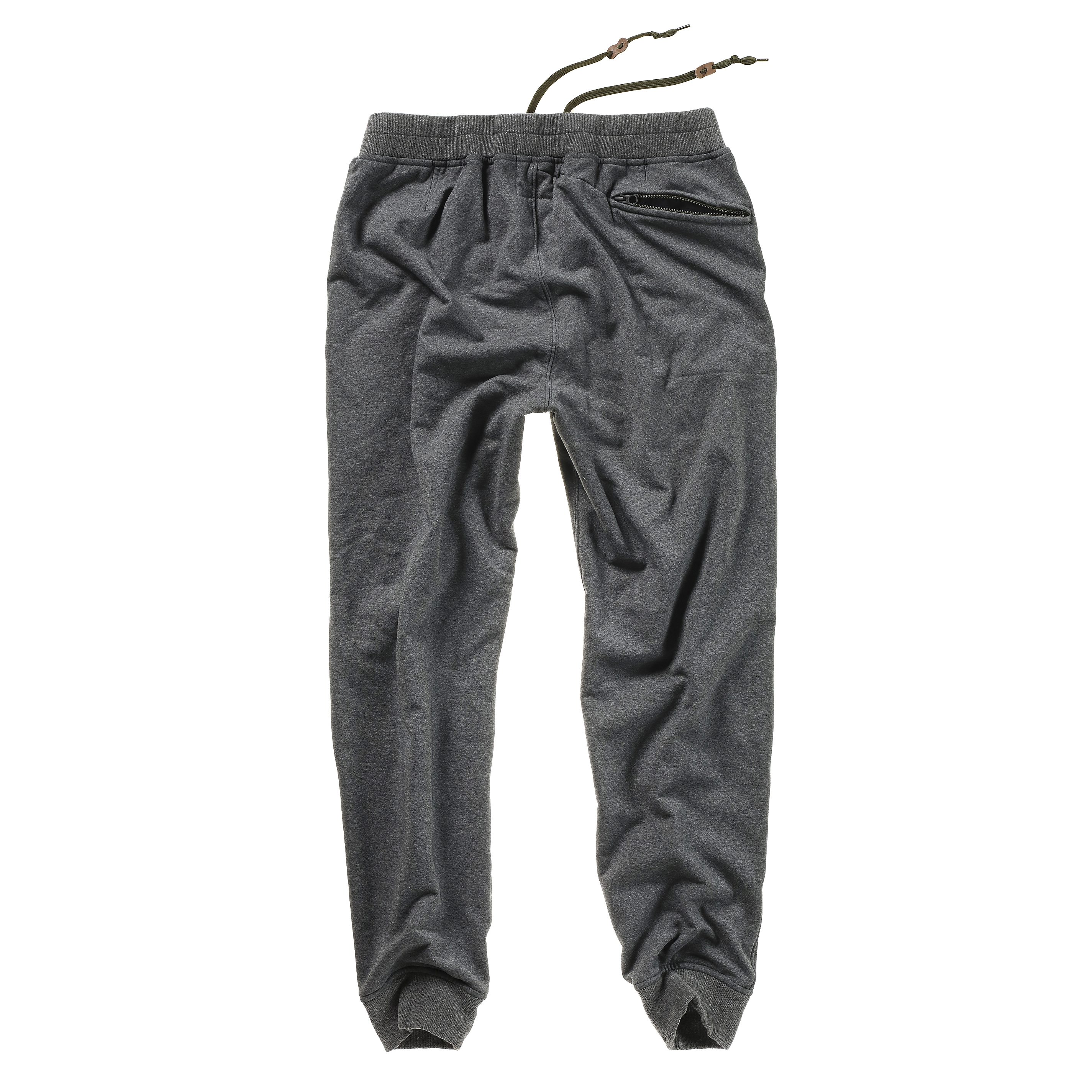 Relwen Superfleece Trackpant - Charcoal Heather | Drawstring