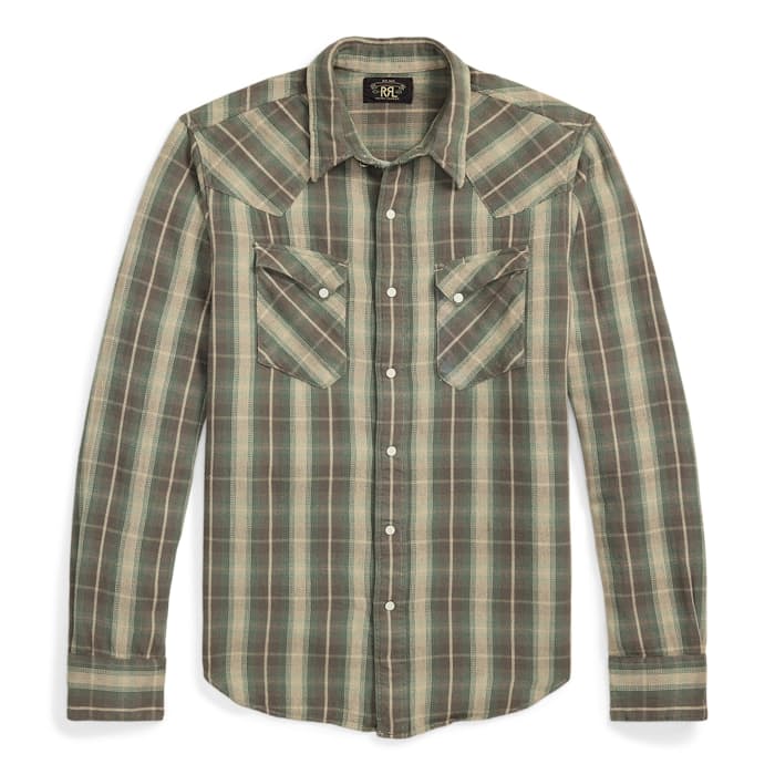 Allen Plaid Western Shirt